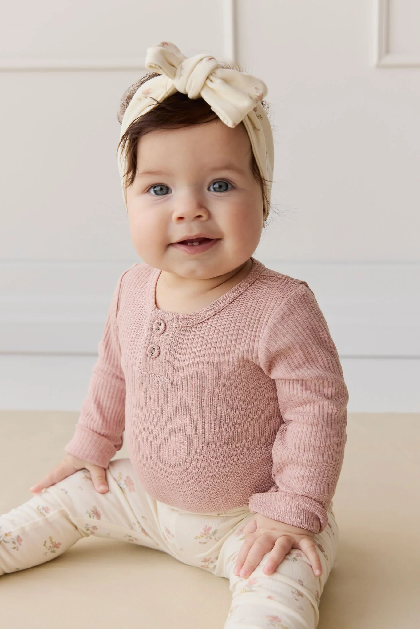 Organic Cotton Headband - Emilia Egret - Image 5
