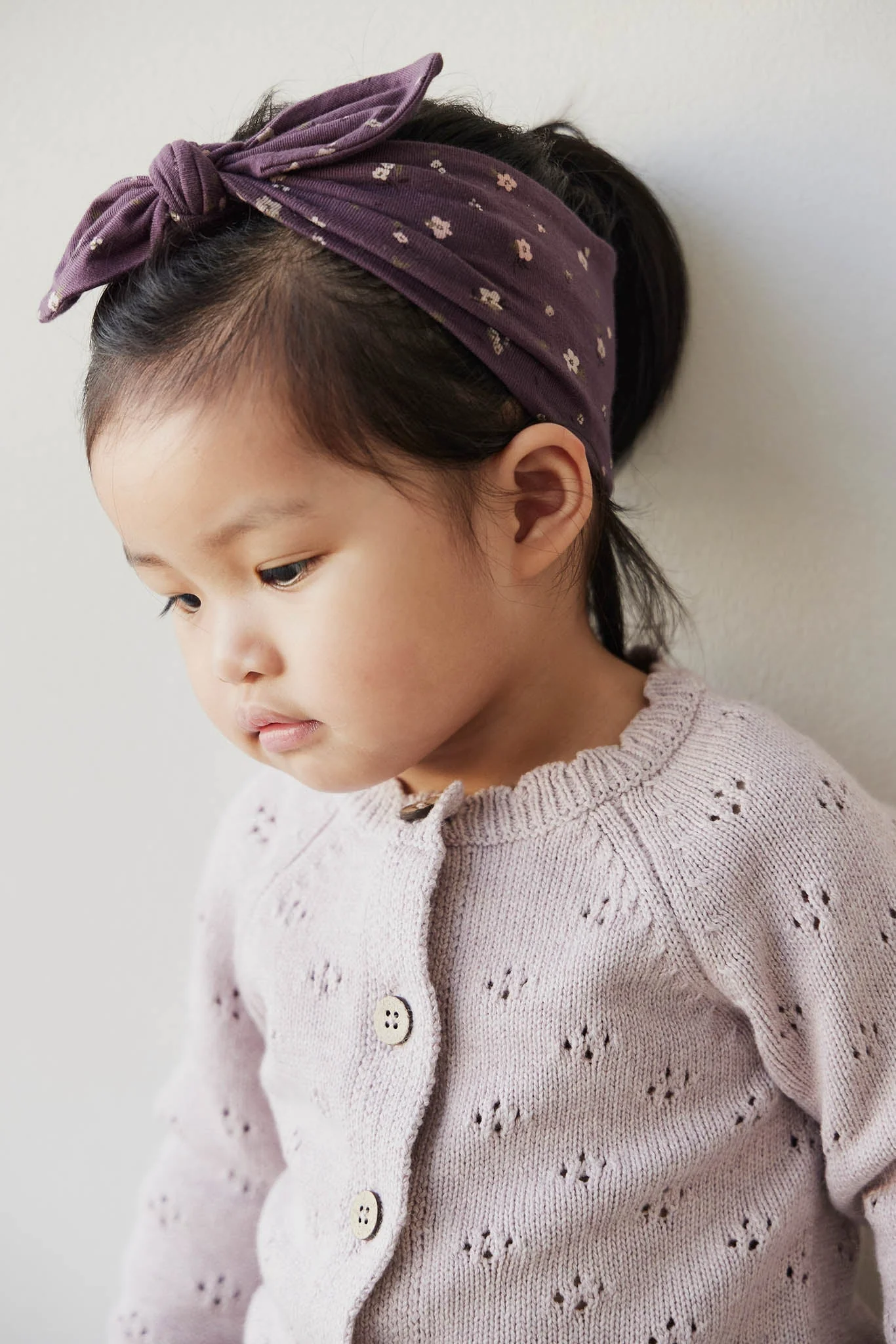 Organic Cotton Headband - Goldie Huckleberry Sparse - Image 5