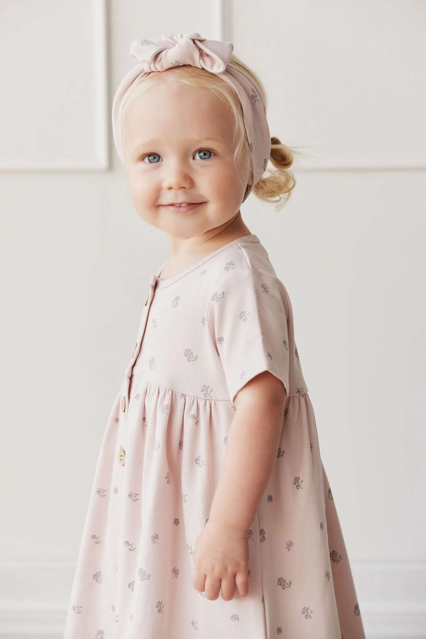 Organic Cotton Headband - Meredith Violet - Image 2