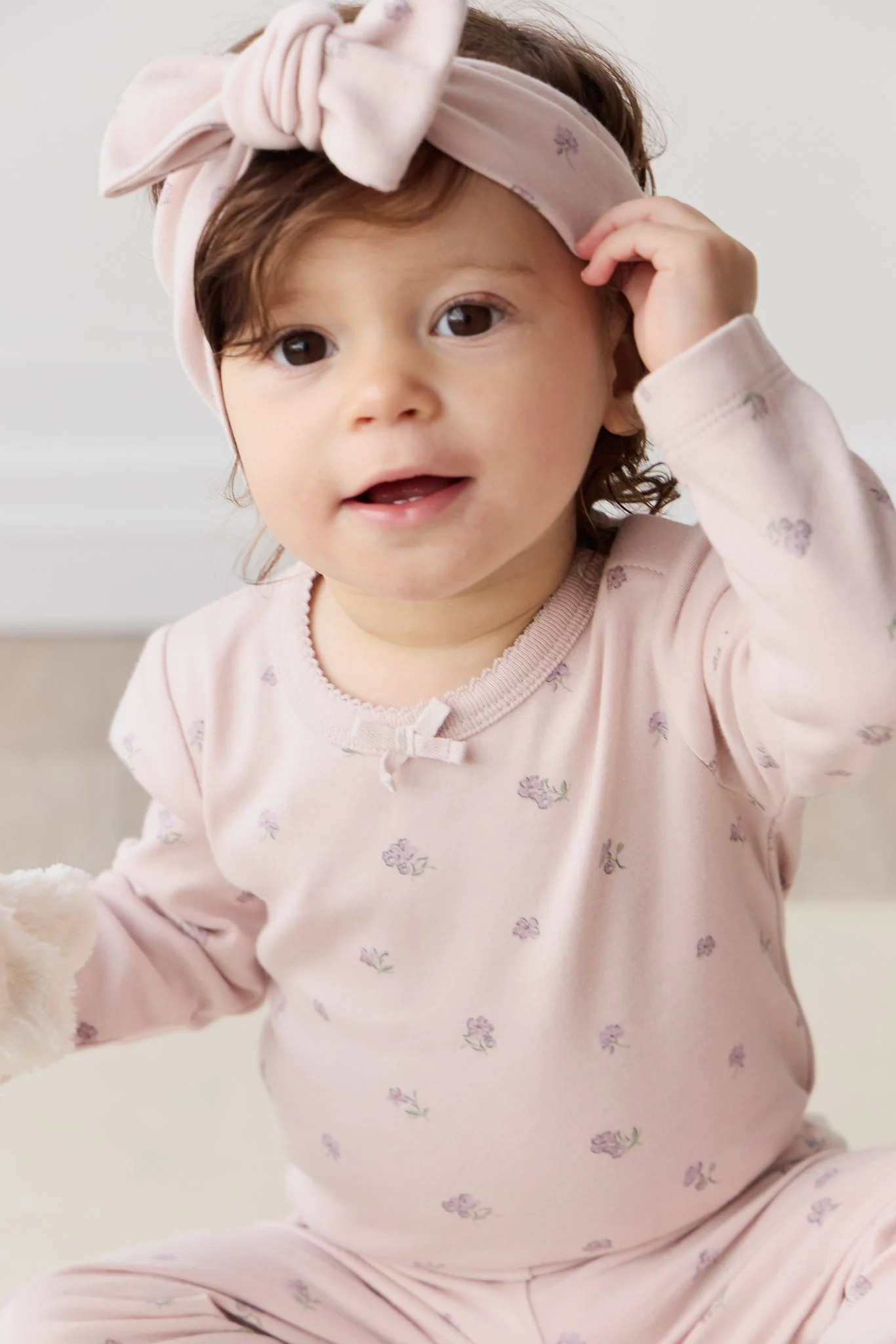 Organic Cotton Headband - Meredith Violet - Image 5