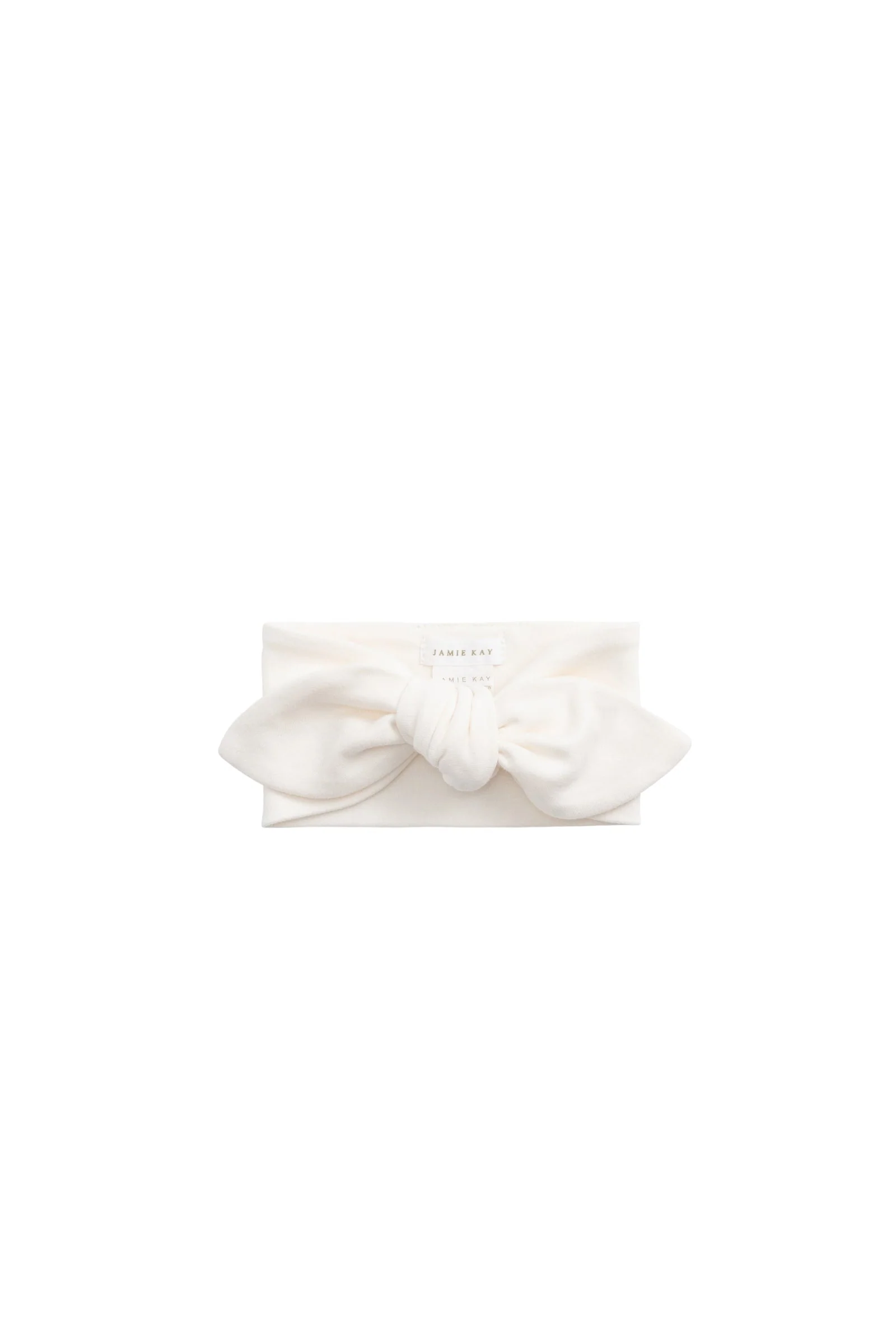 Organic Cotton Headband - Milk
