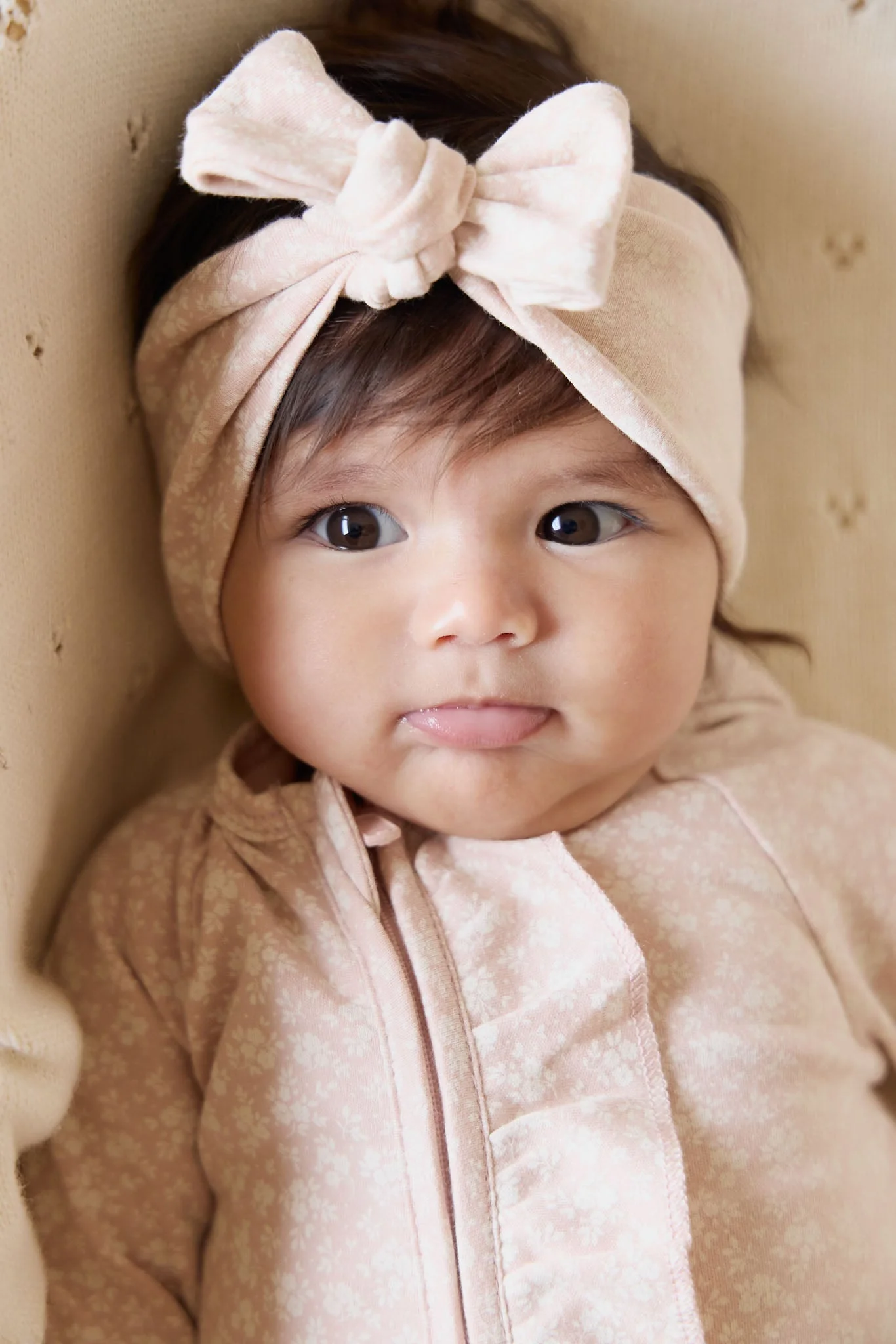 Organic Cotton Headband - Rosalie Field Rose