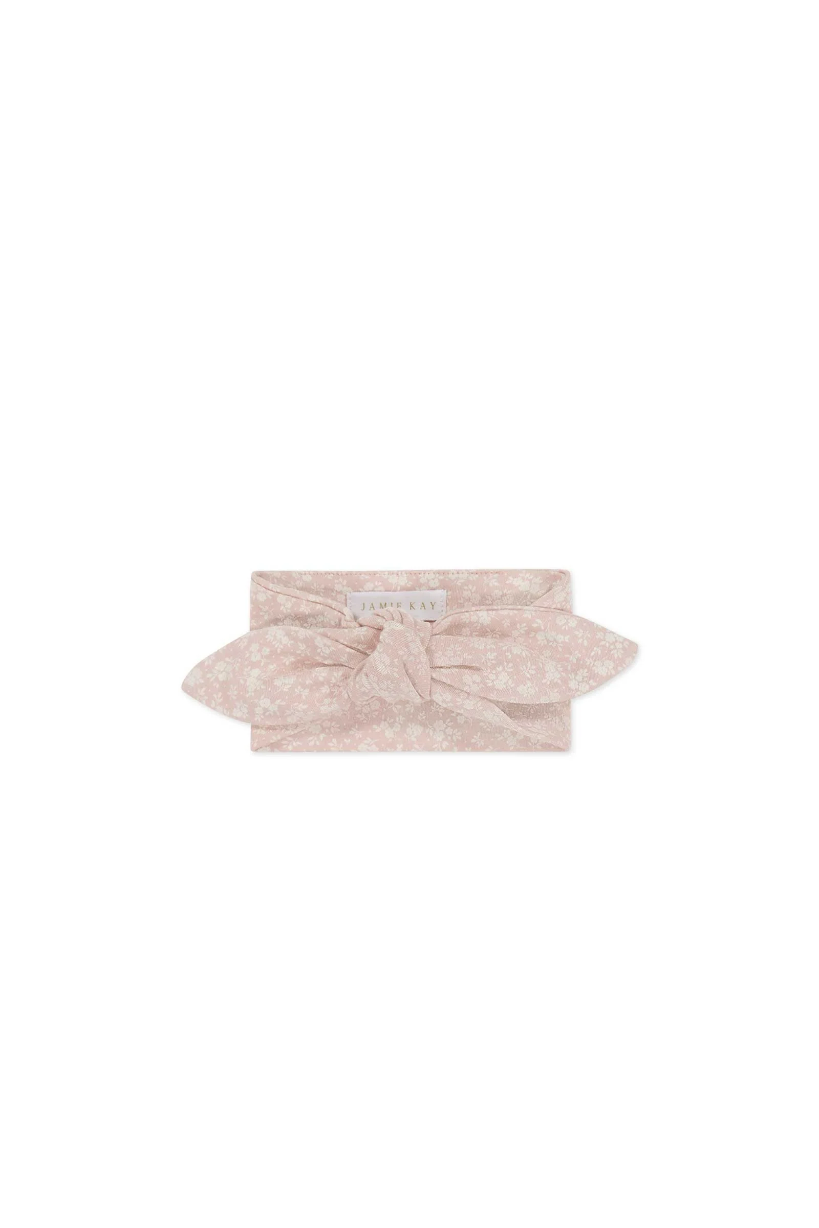 Organic Cotton Headband - Rosalie Field Rose - Image 8