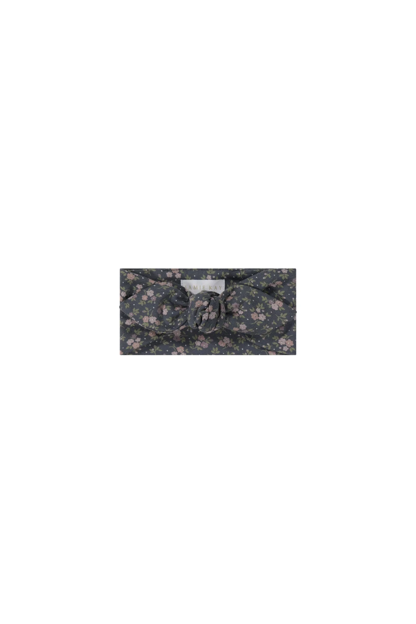 Organic Cotton Headband - Rosalie Floral Lava