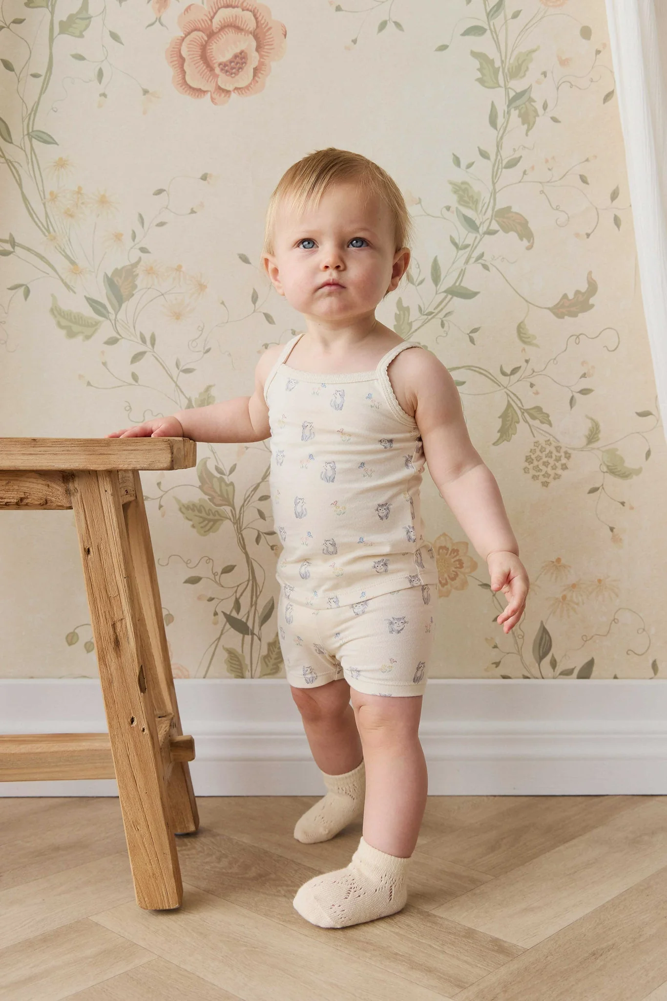 Organic Cotton Jolie Singlet Pyjama Set - Charlies Butterflies - Image 3