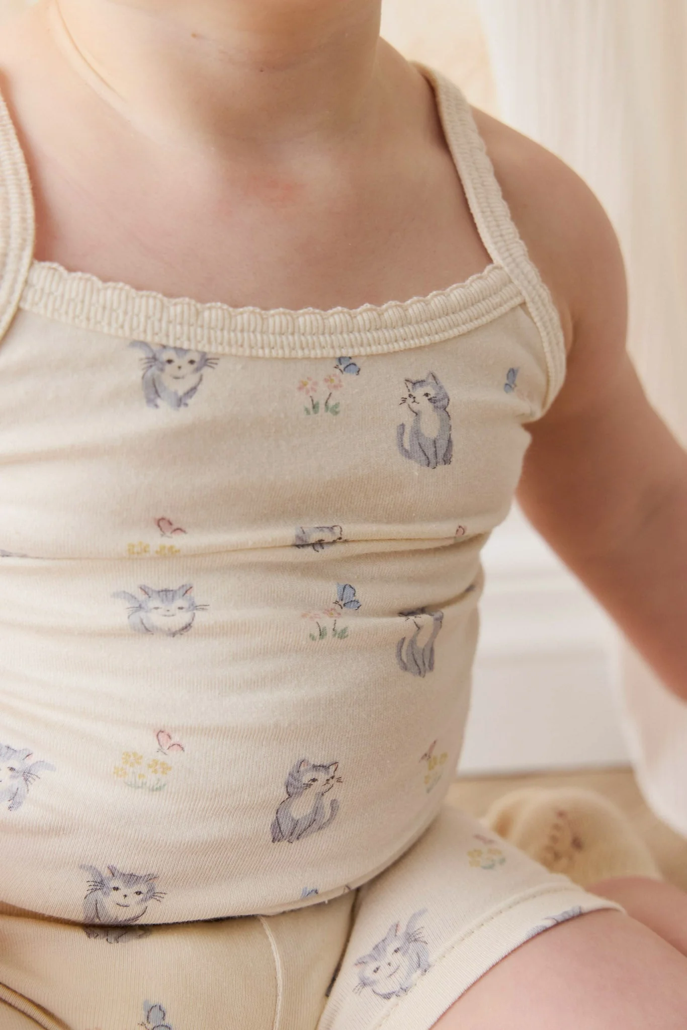 Organic Cotton Jolie Singlet Pyjama Set - Charlies Butterflies - Image 7