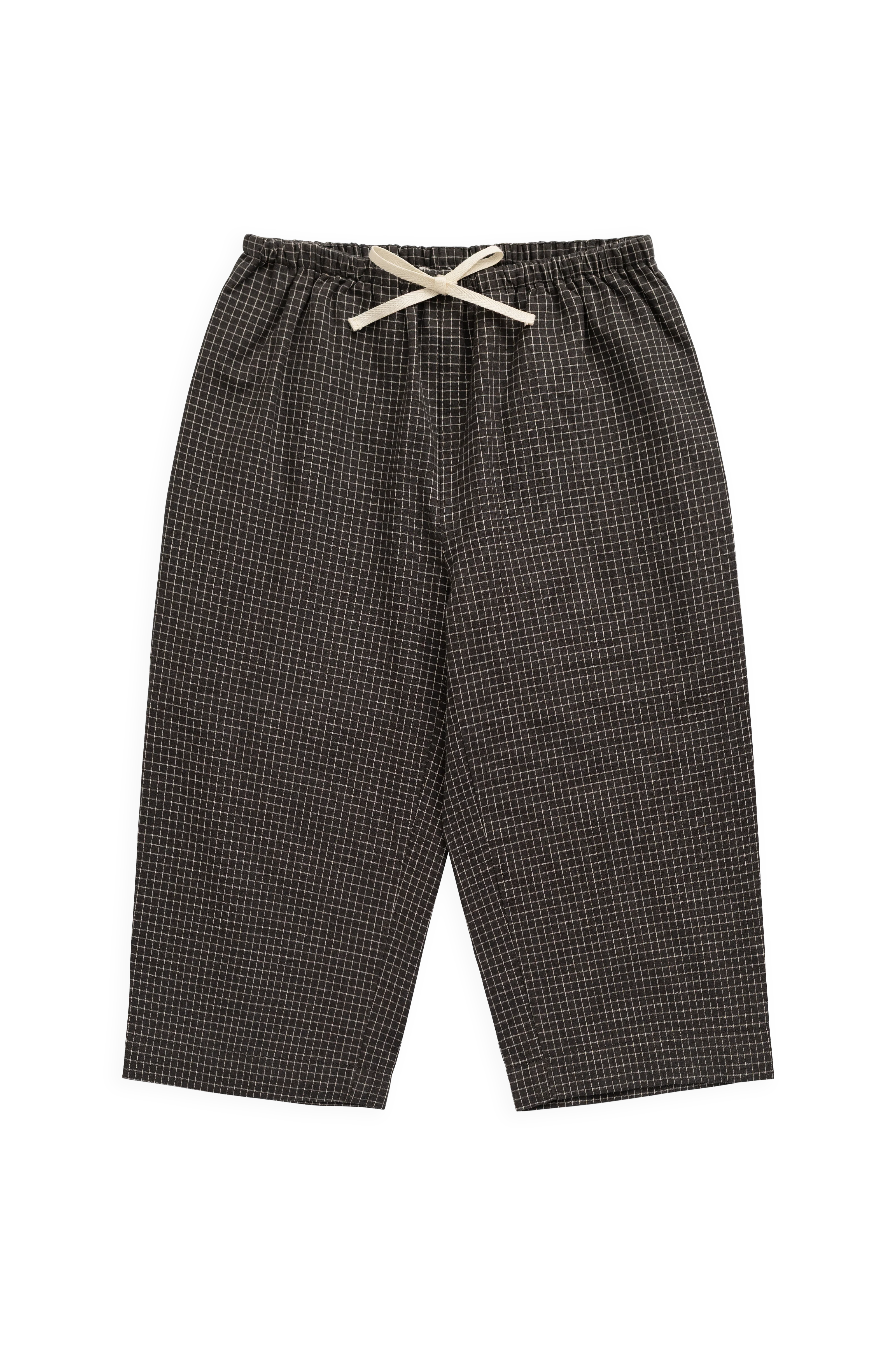 Organic Cotton Kenji Pant - Basalt Grid