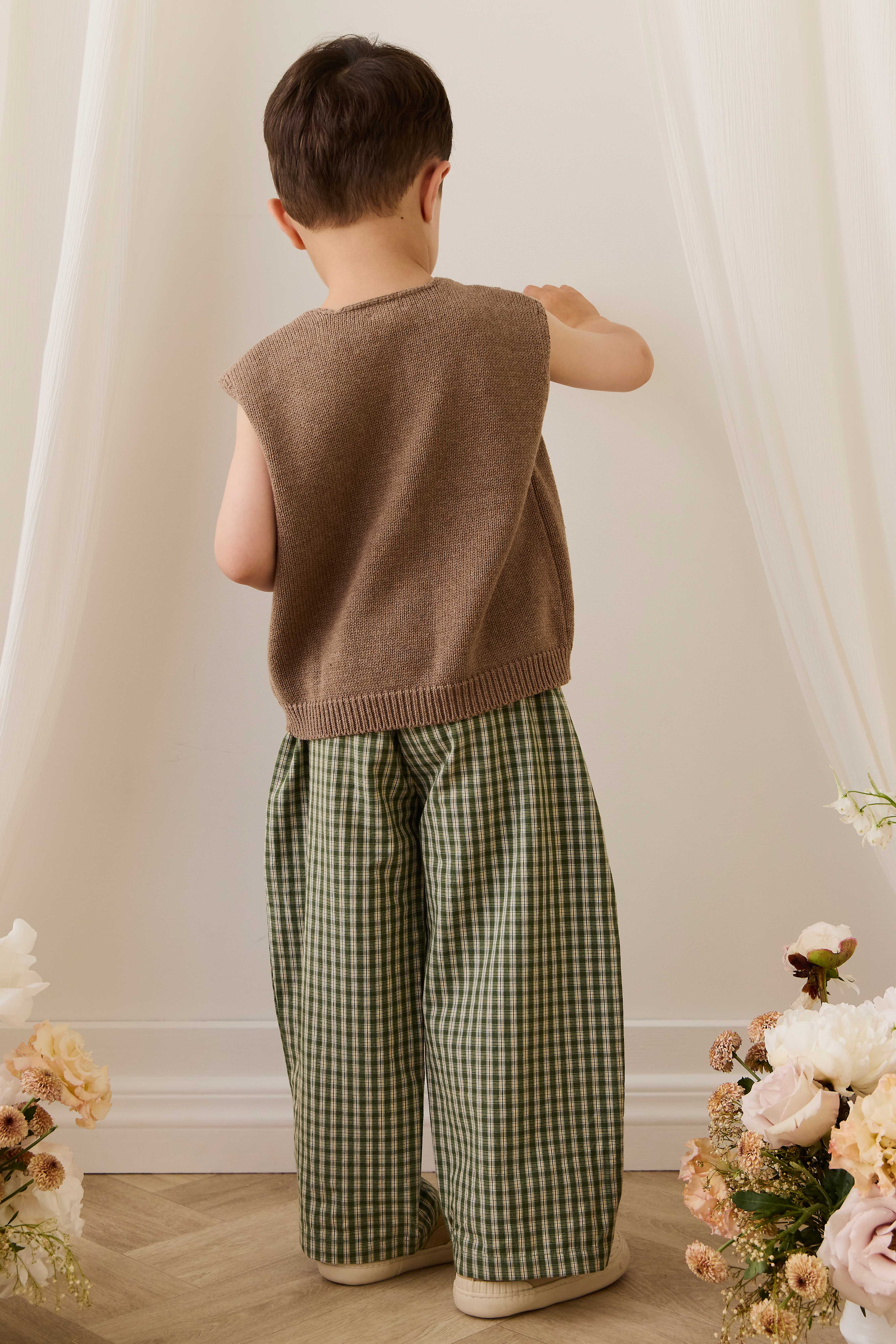 Organic Cotton Kenji Pant - Ravine Check - Image 6