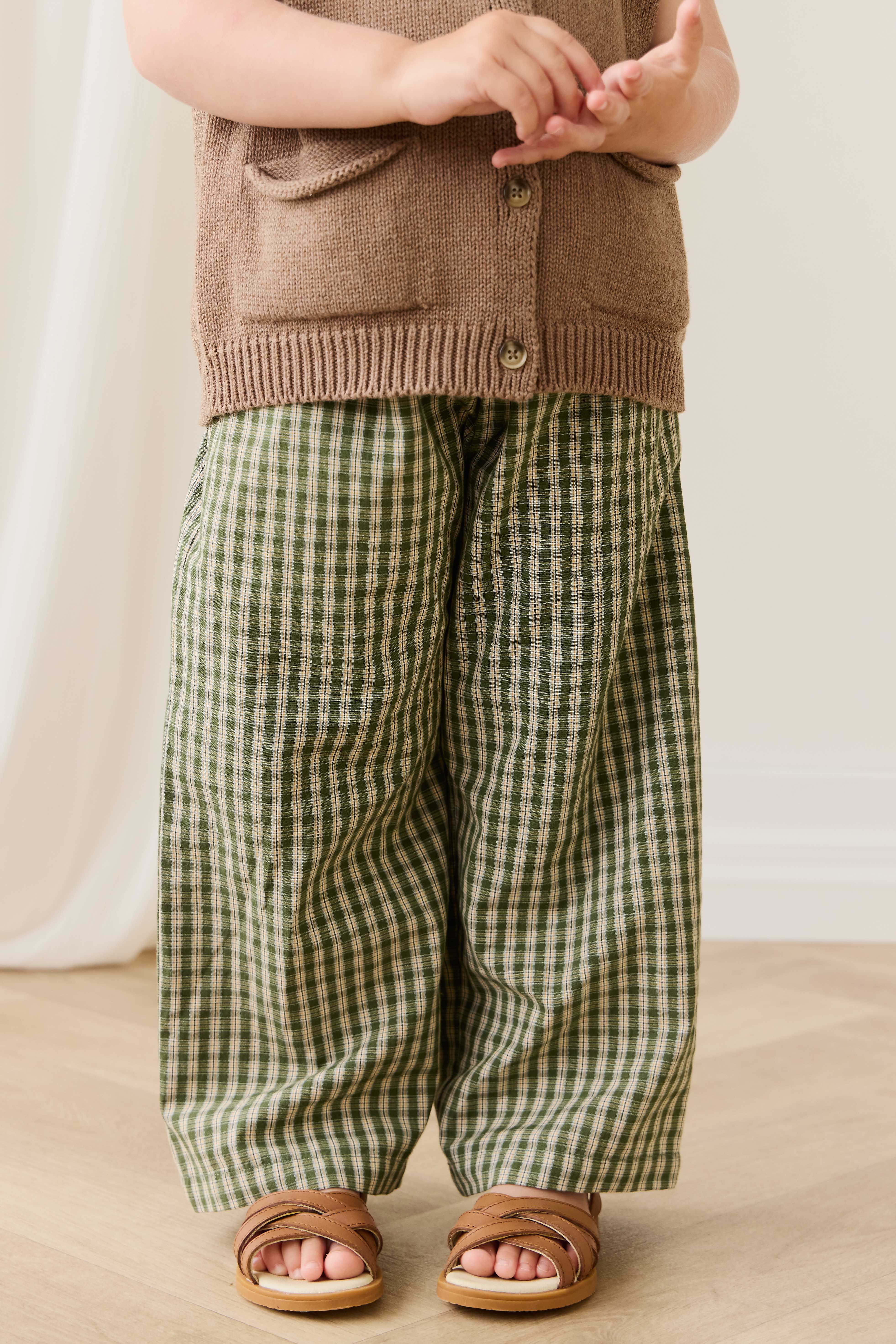 Organic Cotton Kenji Pant - Ravine Check - Image 9