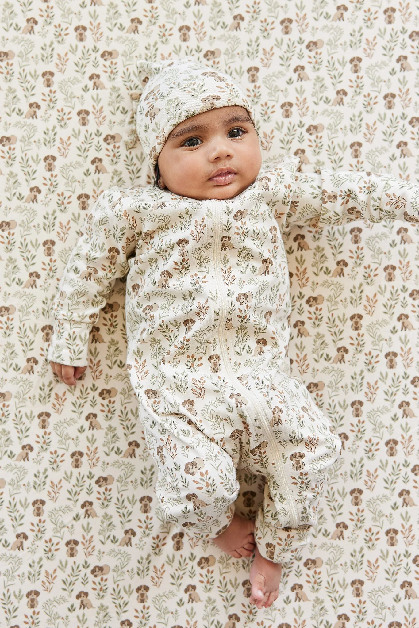 Organic Cotton Knot Beanie - Charlie's Backyard - Image 3