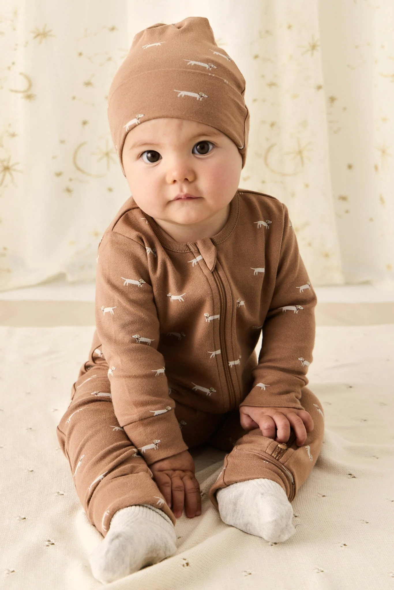 Organic Cotton Knot Beanie - Cosy Basil Spiced - Image 3