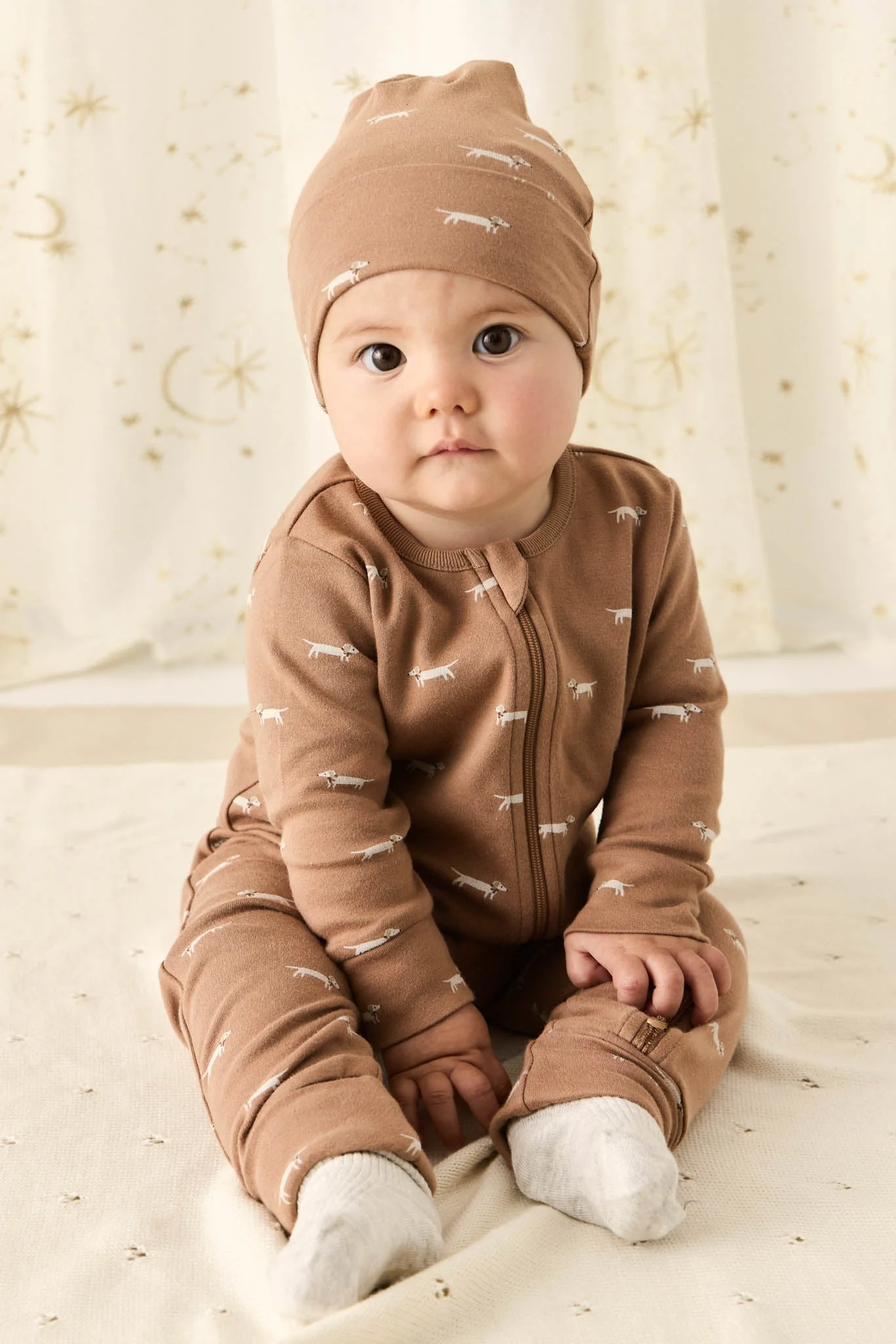 Organic Cotton Knot Beanie - Cosy Basil Spiced - Image 4