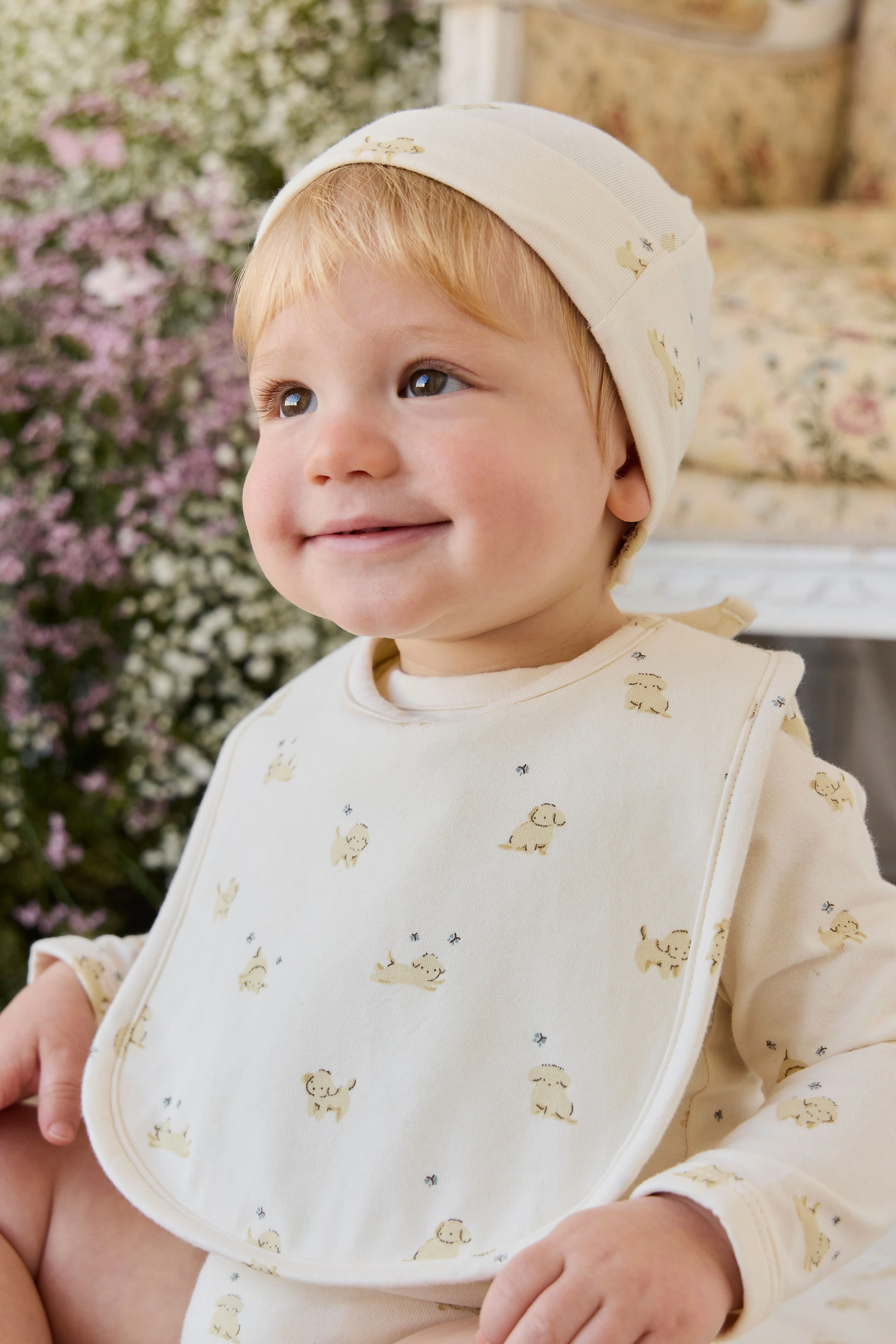 Organic Cotton Knot Beanie - Playful Honey