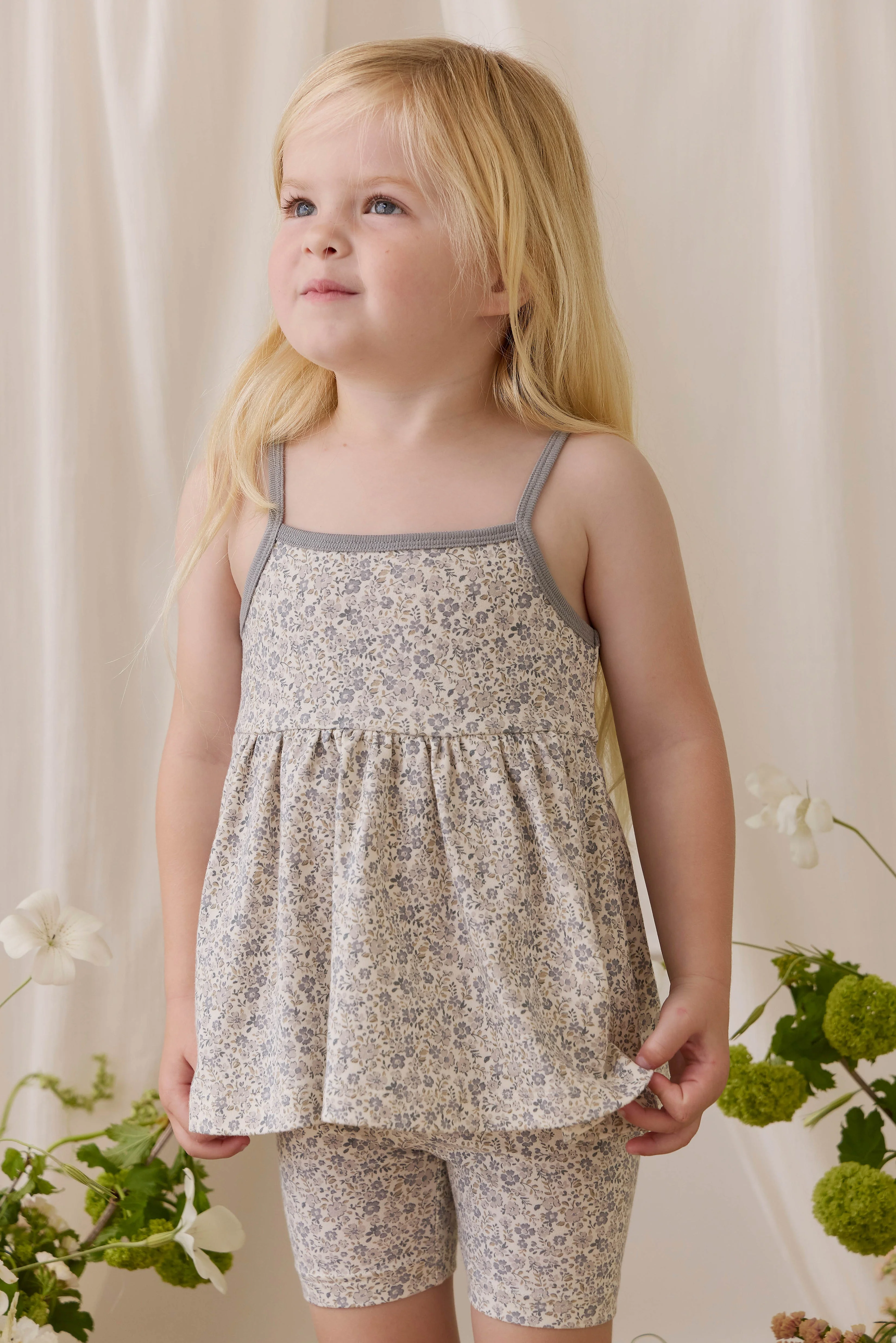 Organic Cotton Maple Singlet - Tully Grey
