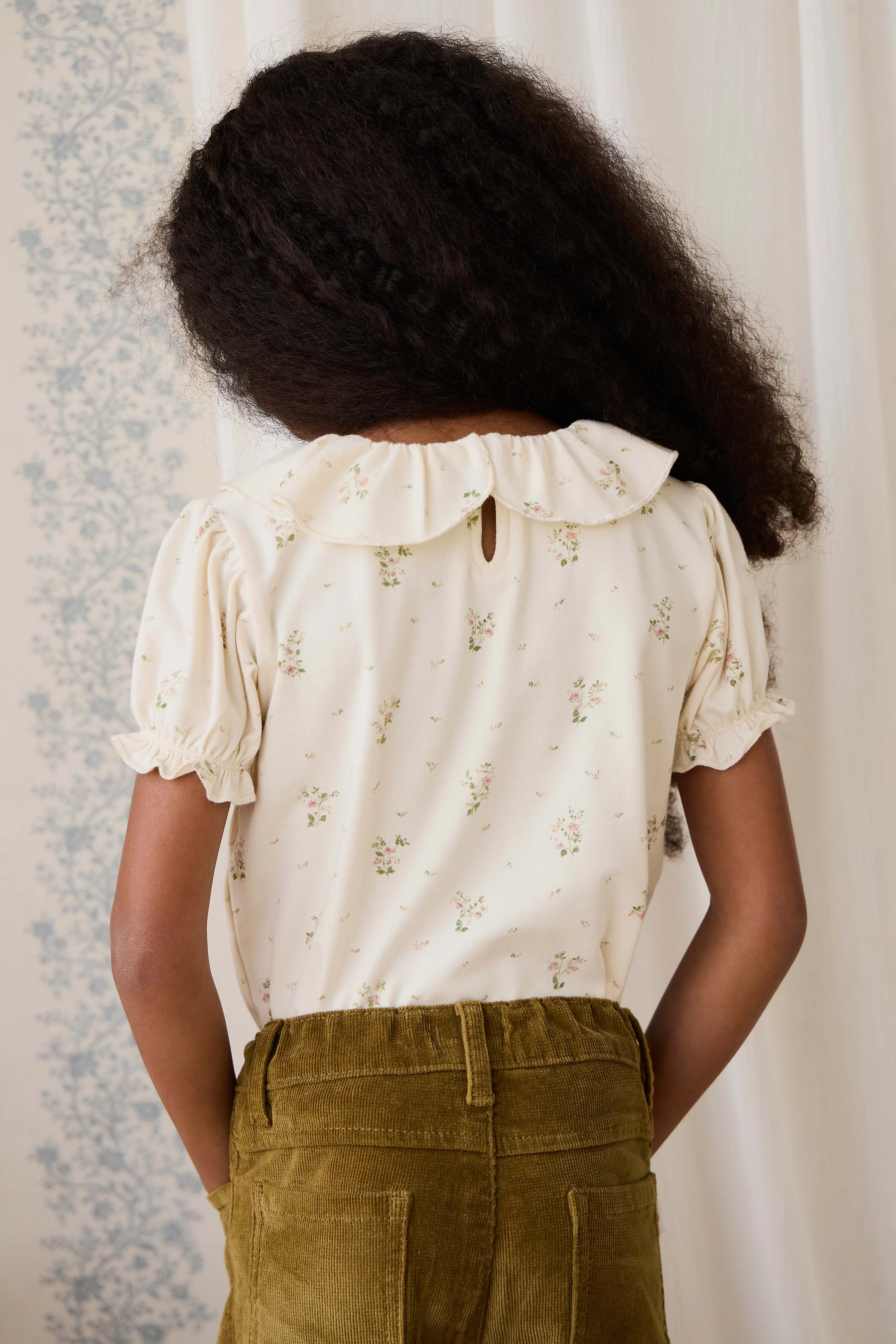 Organic Cotton Marlene Top - Josepha Egret Small - Image 5