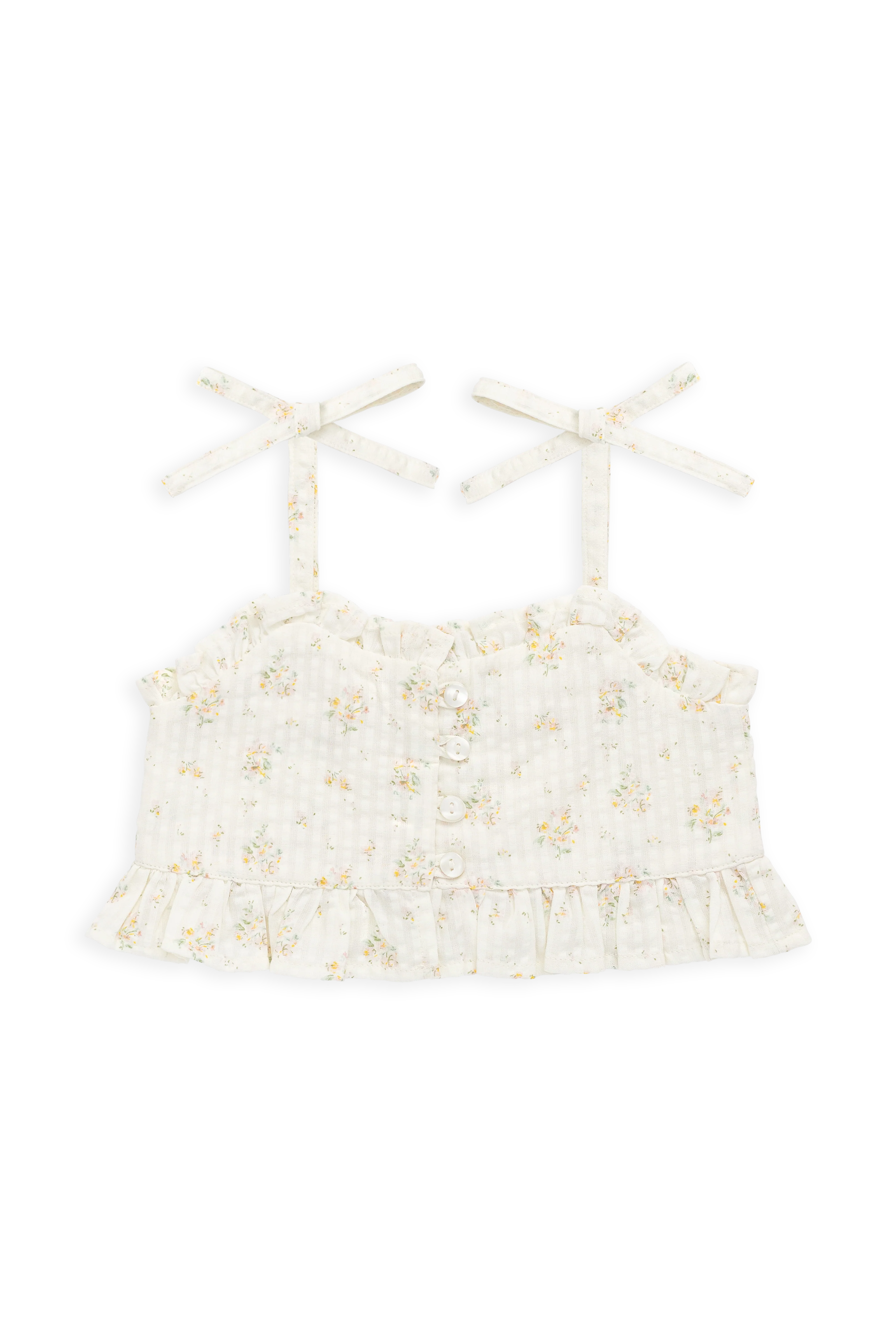 Organic Cotton Mirabel Top-Justine Parchment - Image 2