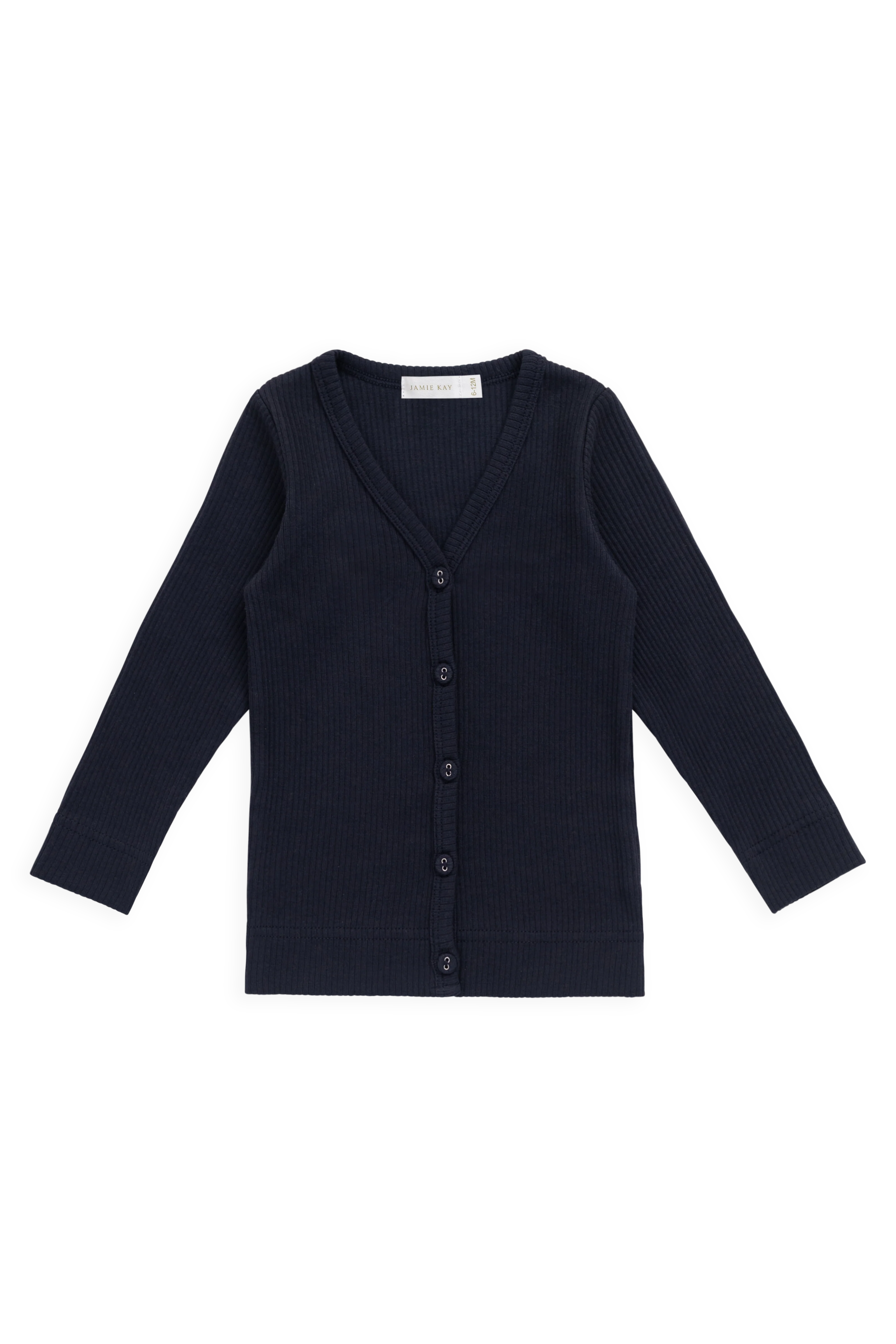 Organic Cotton Modal Cardigan - Eclipse - Image 2