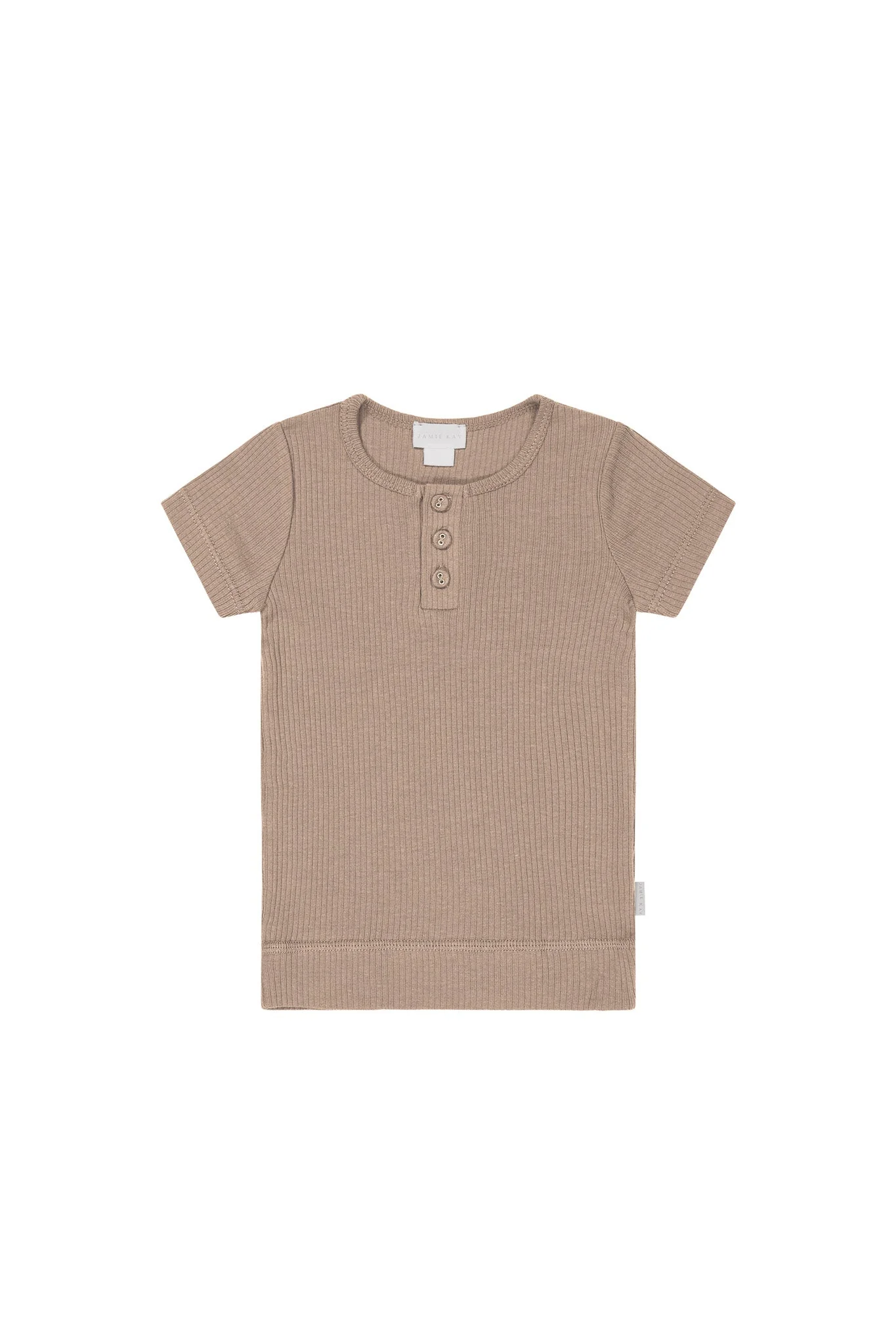 Organic Cotton Modal Henley Tee - Mountain