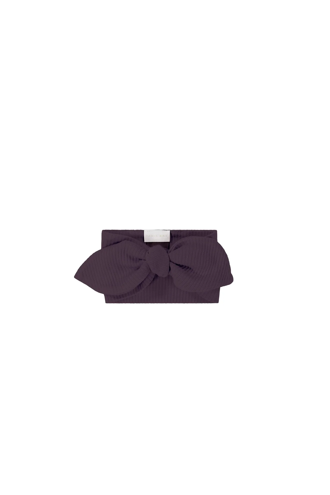 Organic Cotton Modal Lilian Headband - Blackberry - Image 2