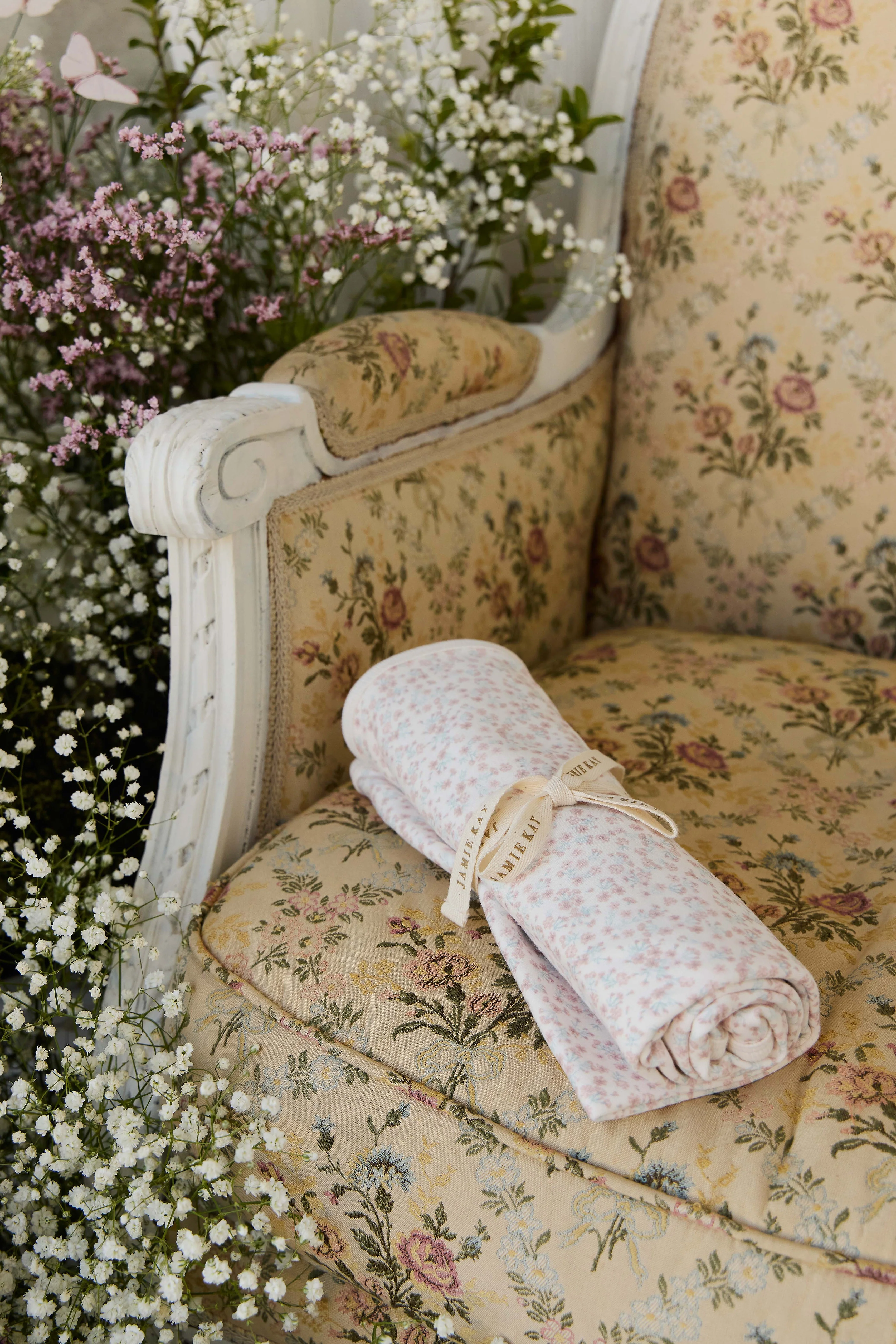 Organic Cotton Murphy Wrap - Posy Milk - Image 3