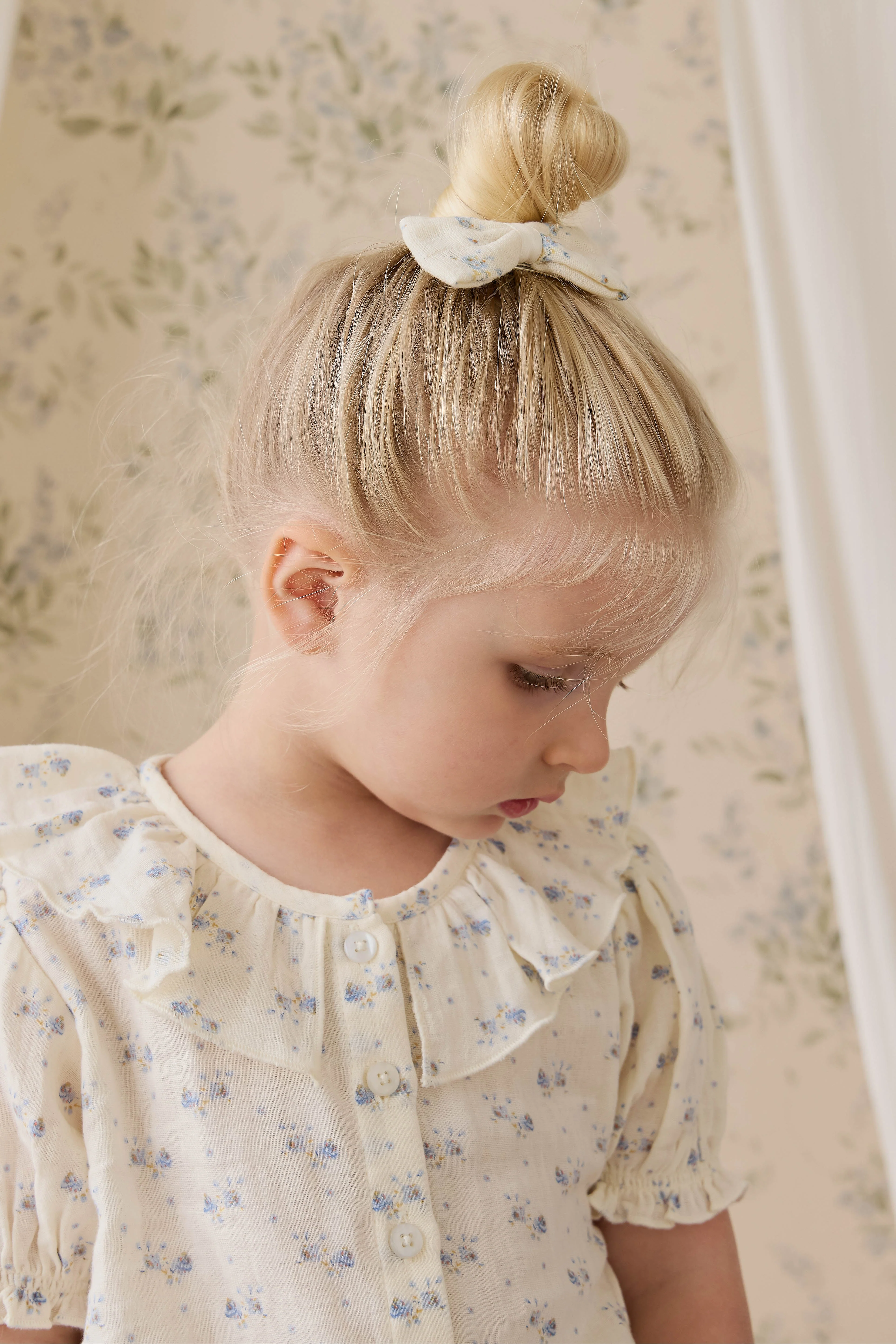 Organic Cotton Muslin Alora Top-Molly Blue