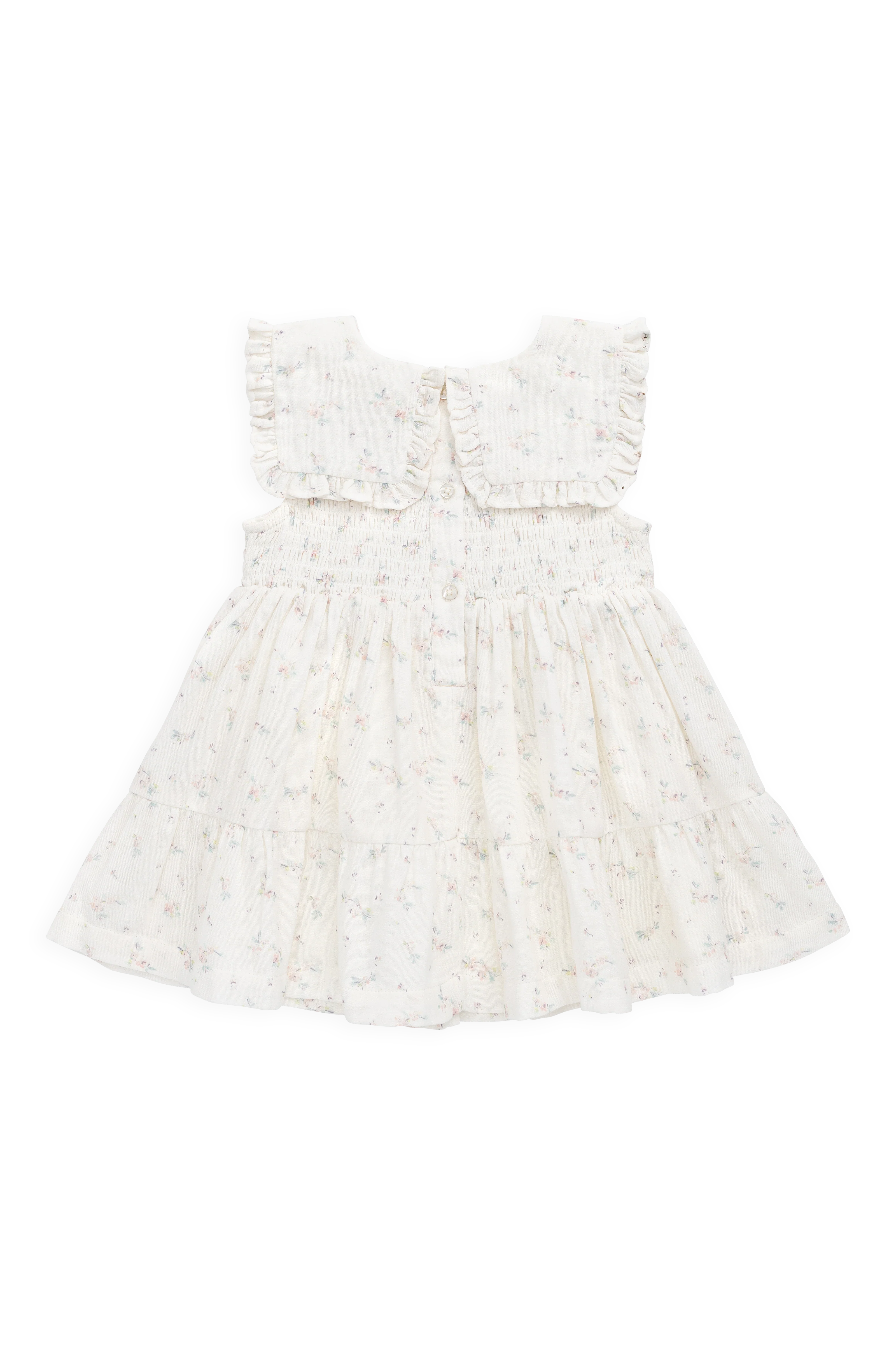 Organic Cotton Muslin Christabel Dress - Solange Snow - Image 13