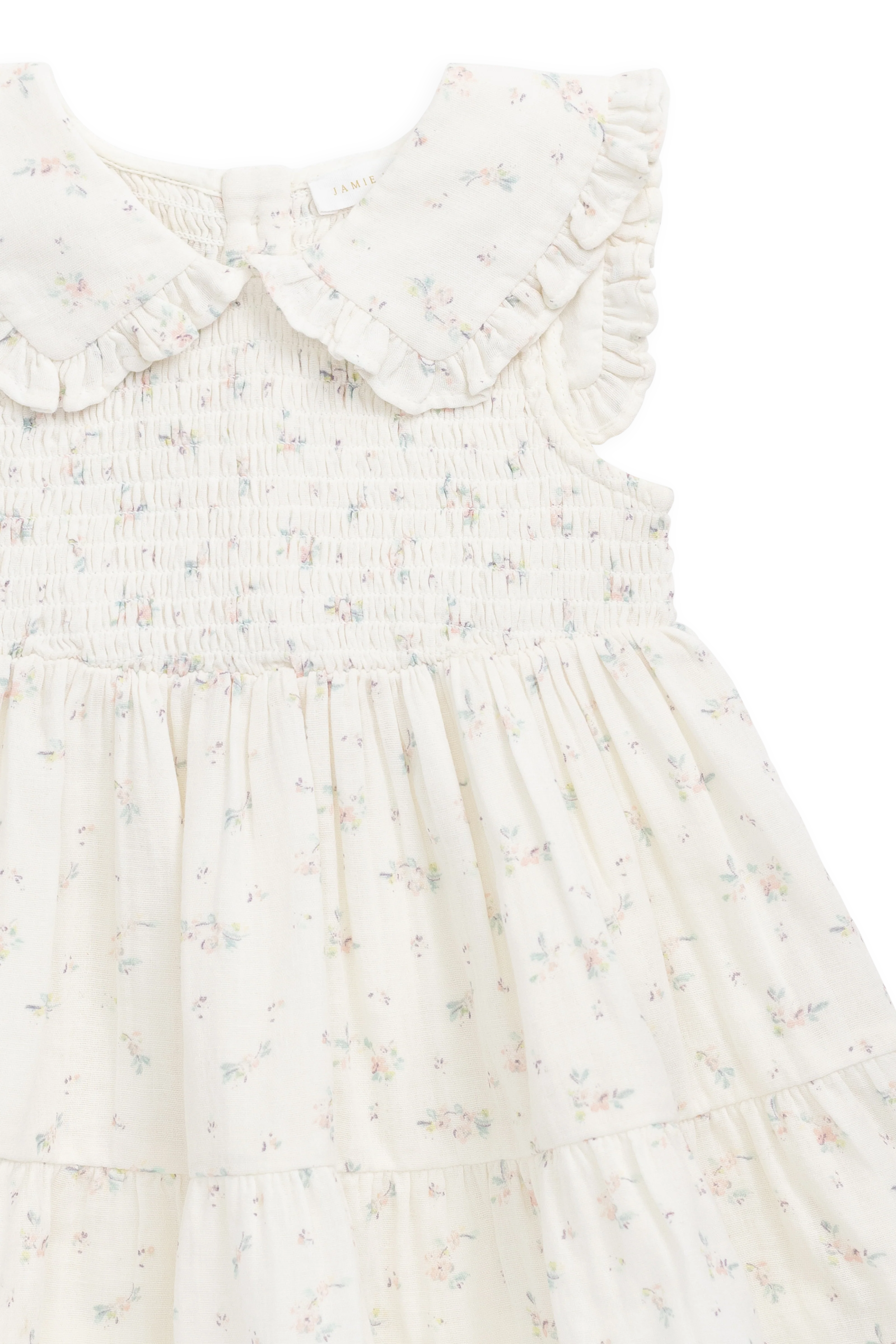 Organic Cotton Muslin Christabel Dress - Solange Snow - Image 14