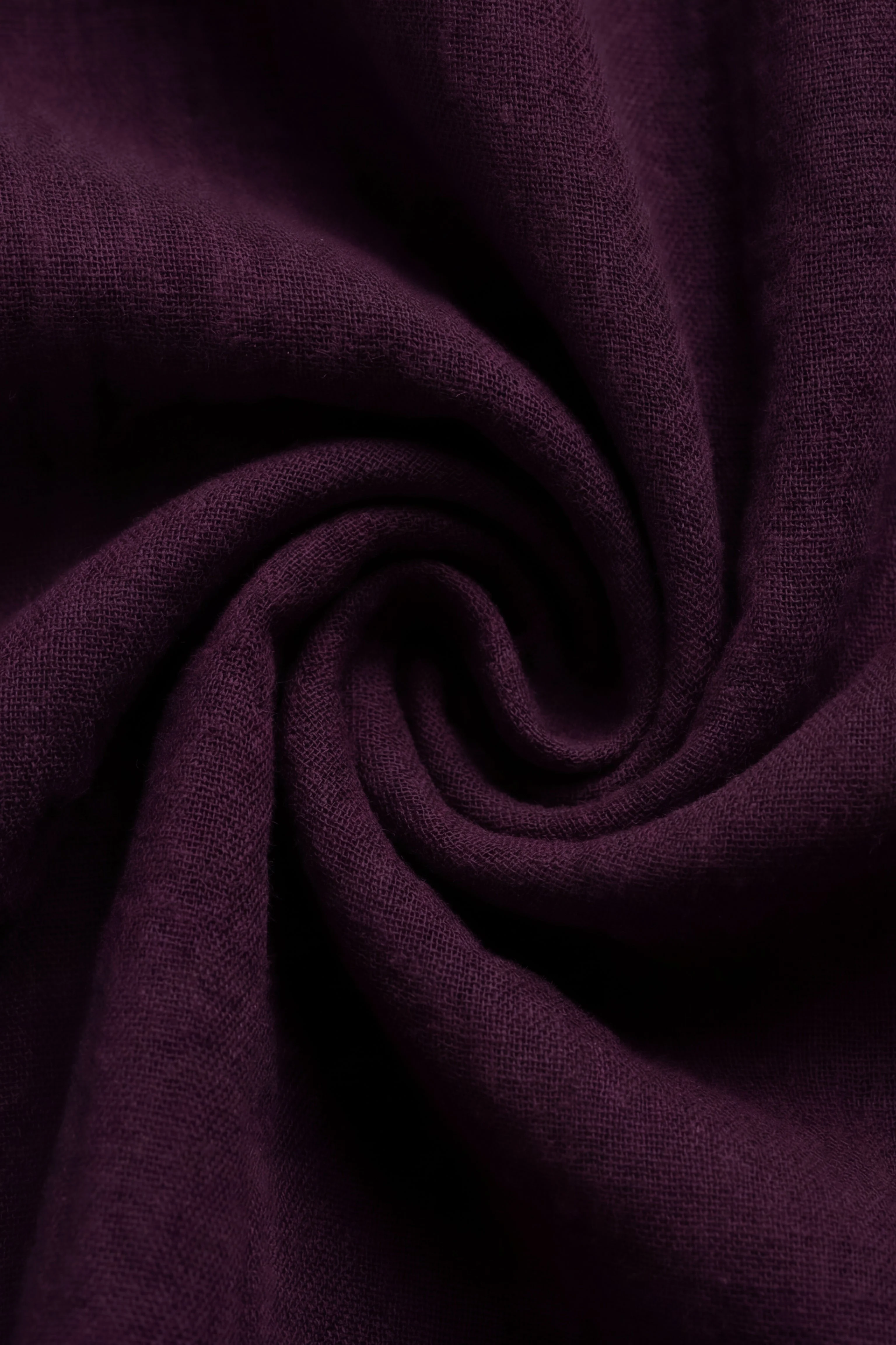 Organic Cotton Muslin Lace Dress - Fig - Image 3