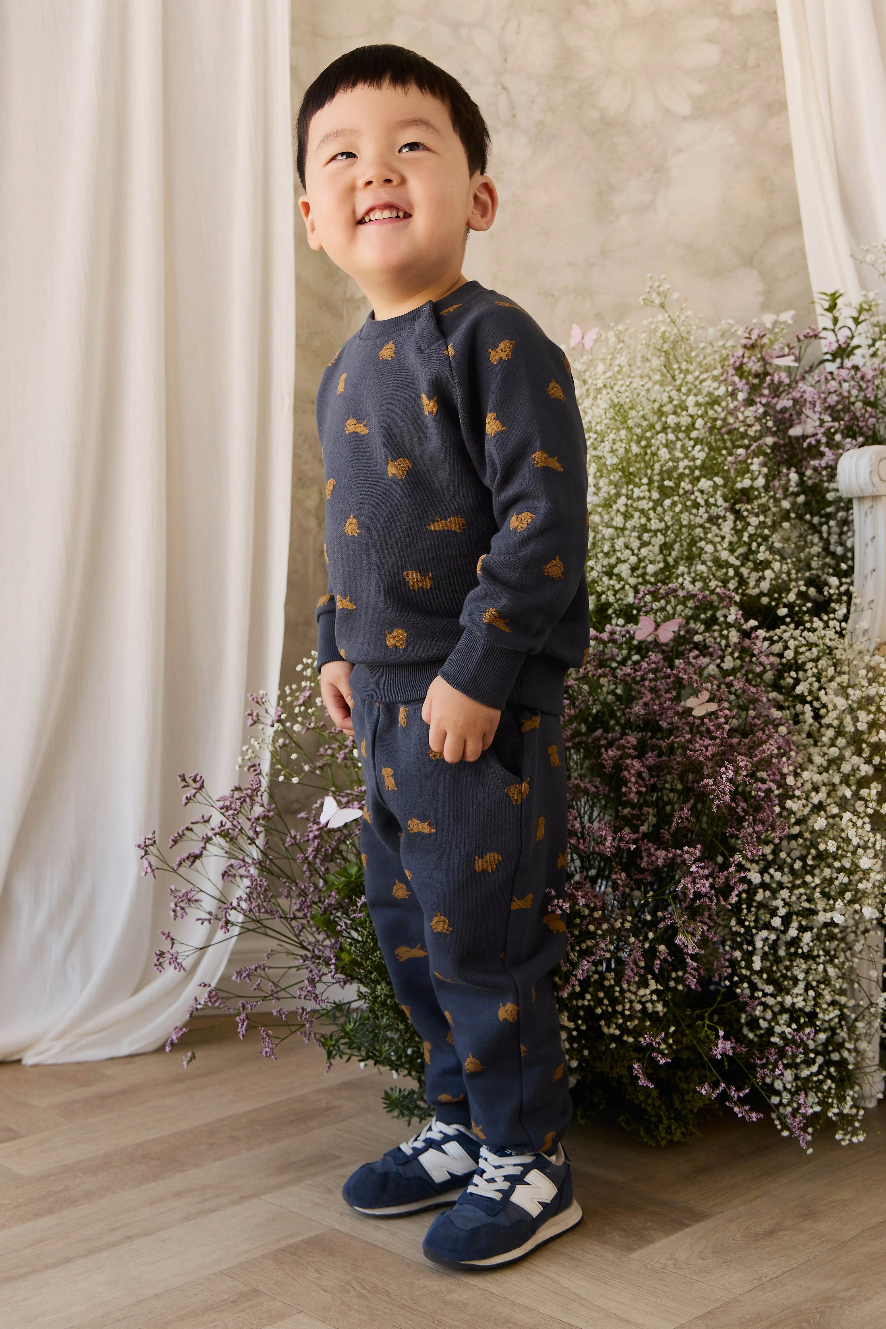 Organic Cotton Nash Track Pant - Playful Milo Captain - Image 4
