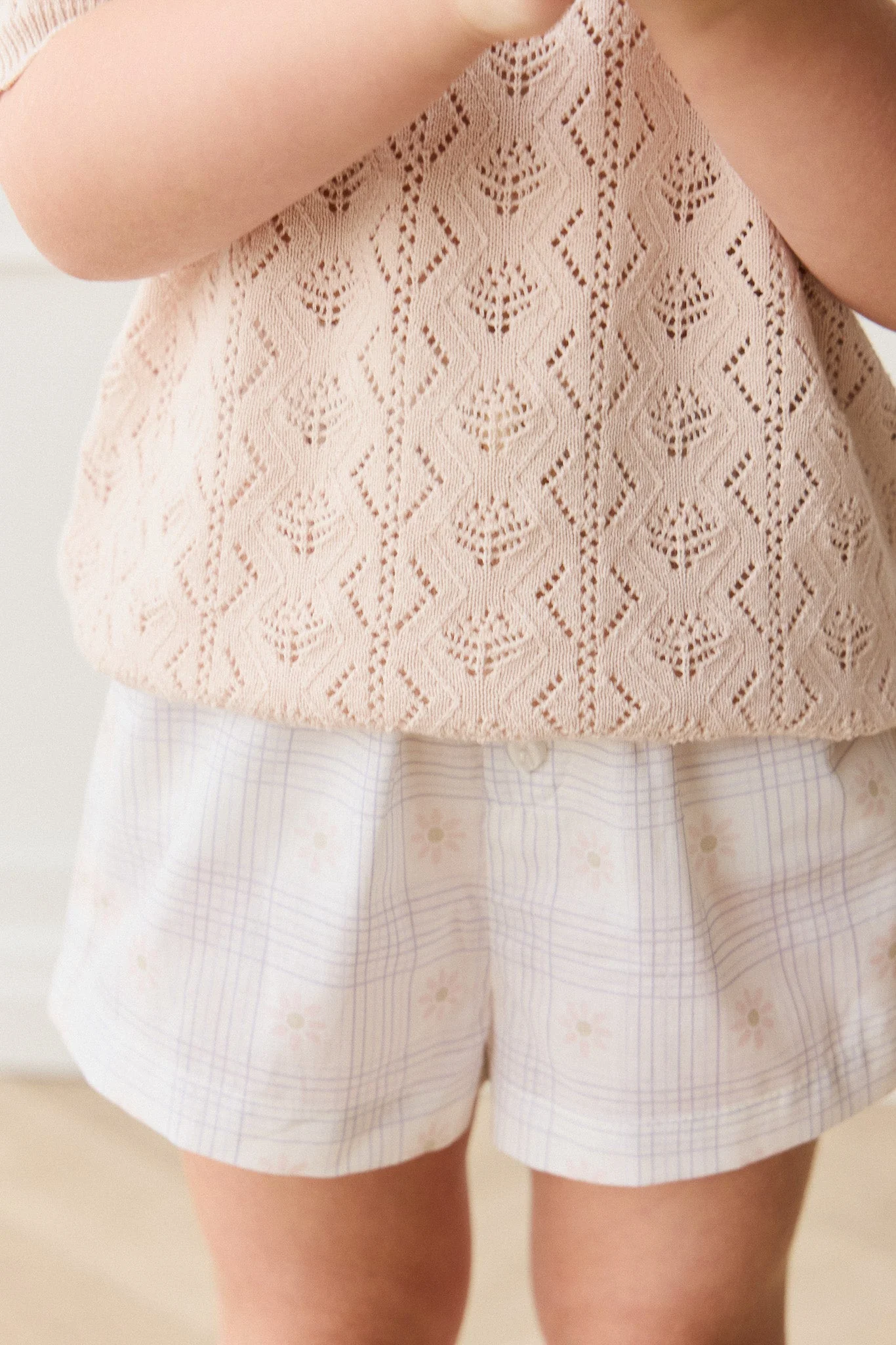 Organic Cotton Neve Short - Marguerite Egret - Image 2