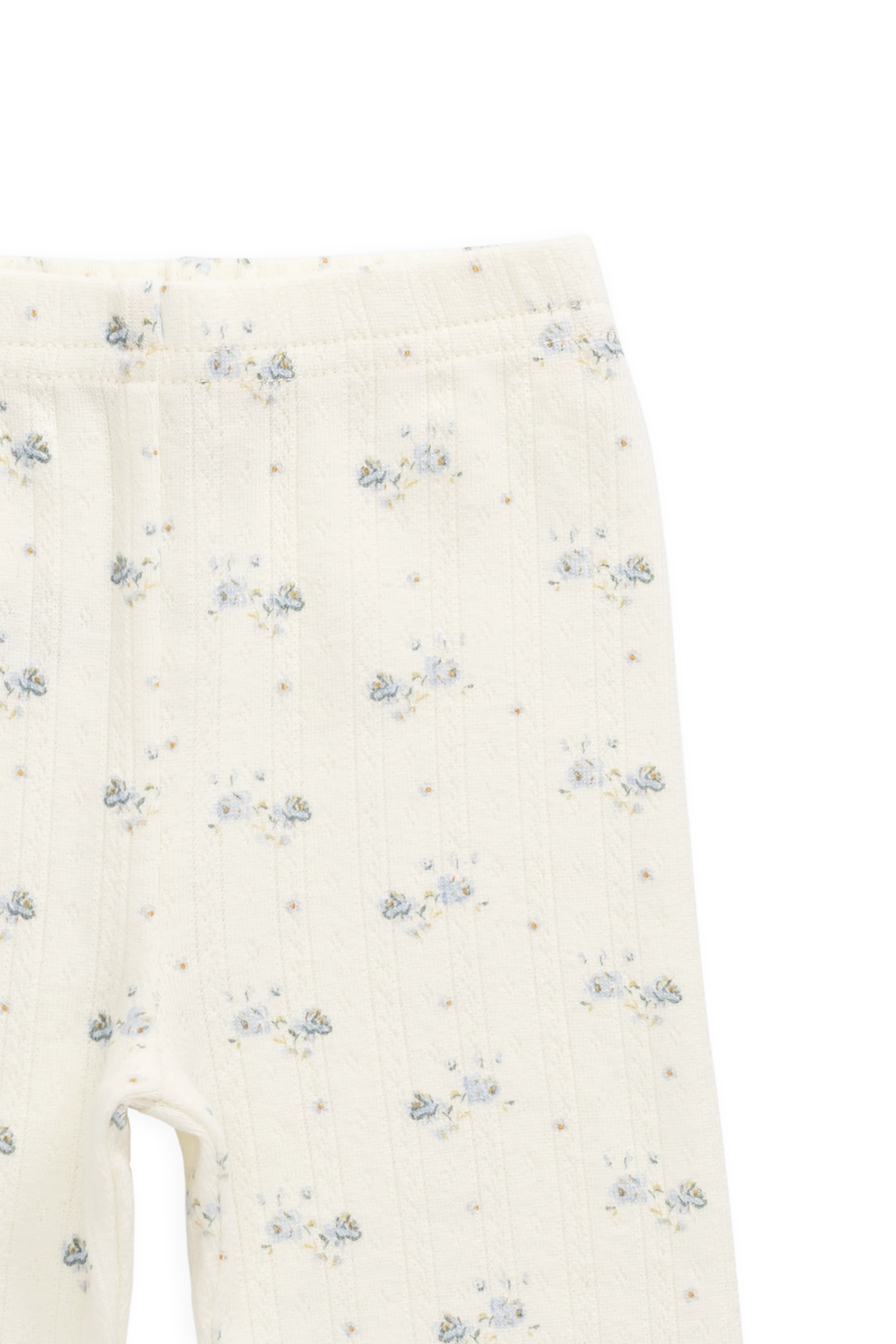 Organic Cotton Pointelle Everyday Legging - Molly Blue - Image 6