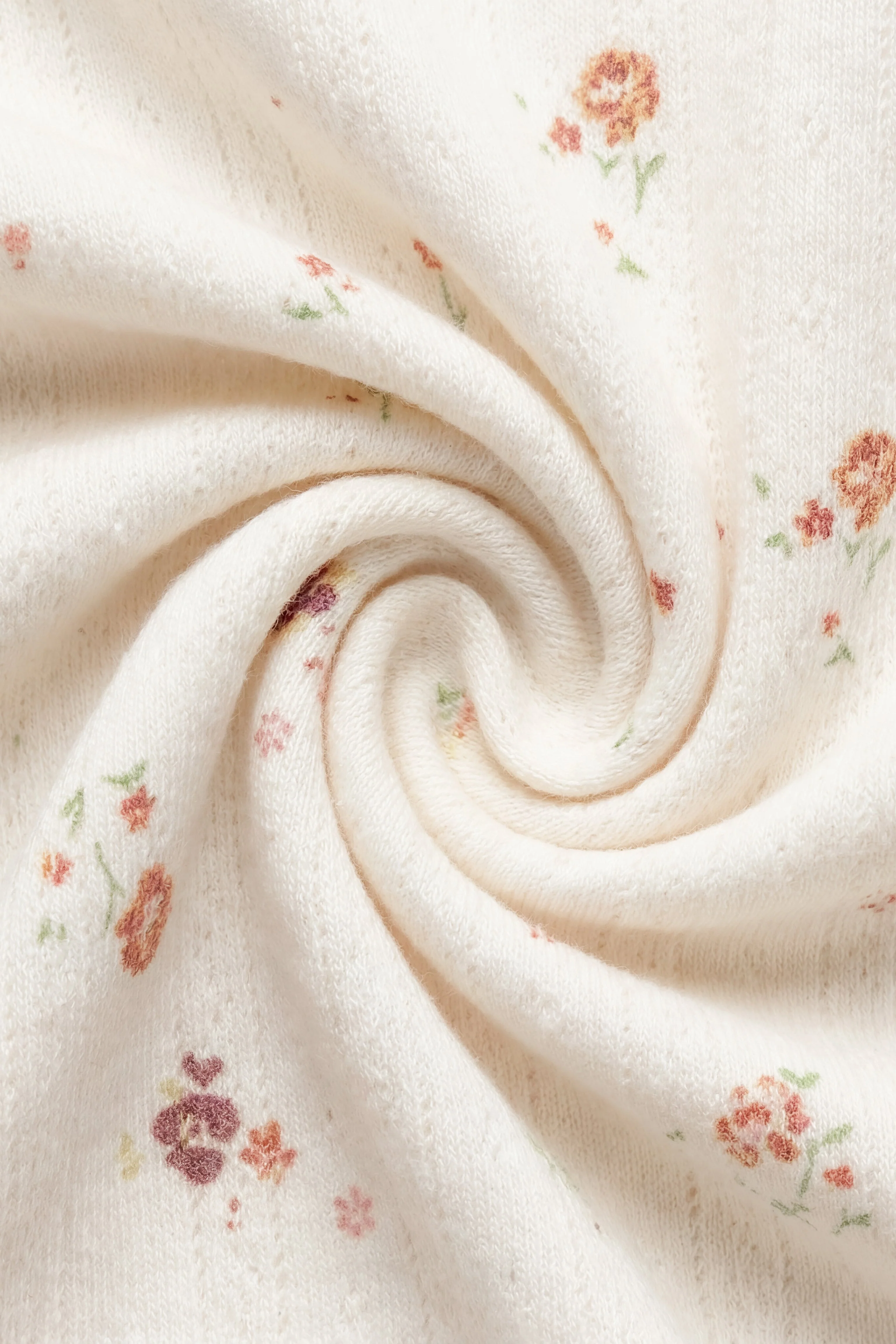 Organic Cotton Pointelle Headband - Eloise Egret - Image 2