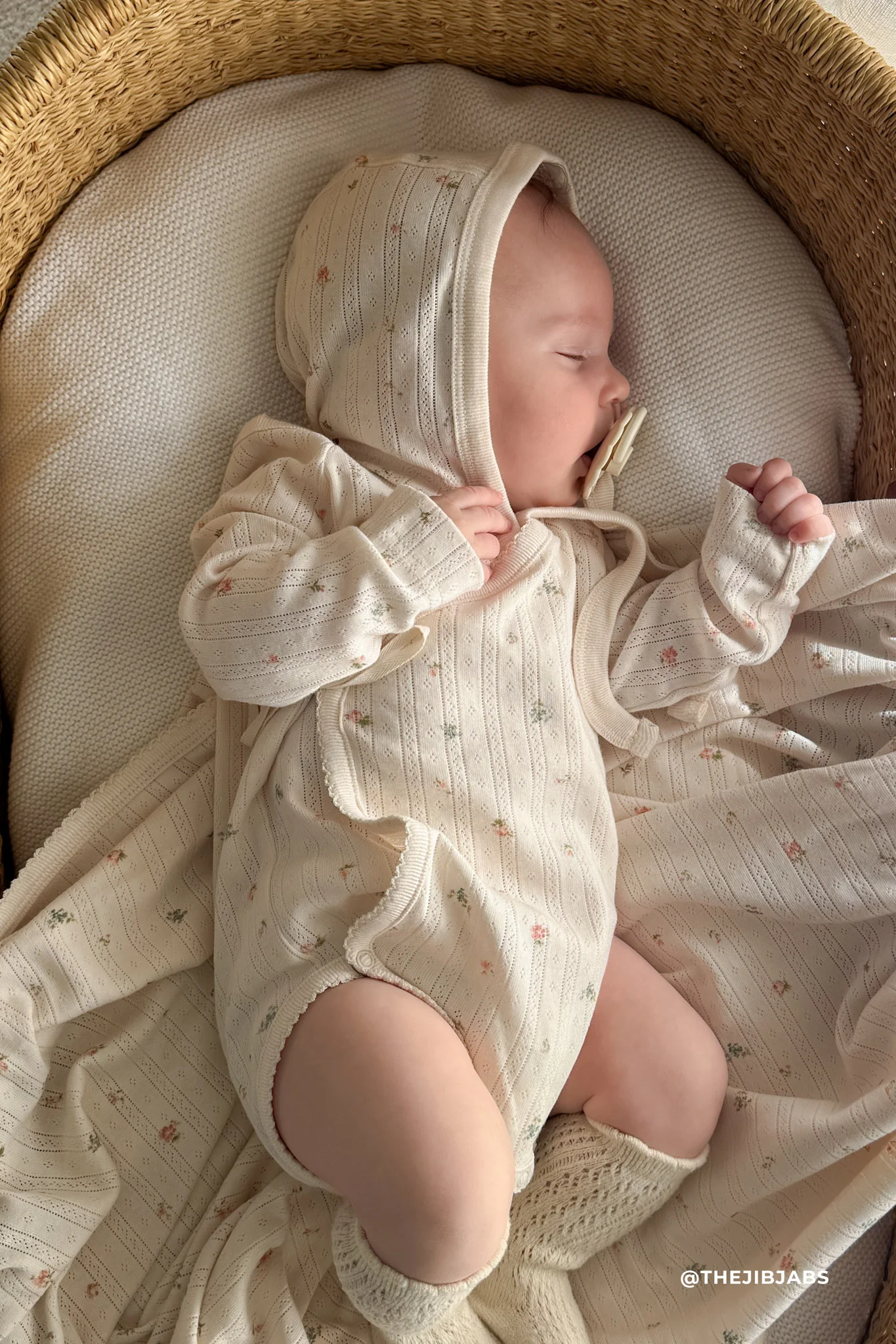 Organic Cotton Pointelle Marina Bodysuit - Sweet Magnolia Simple - Image 2