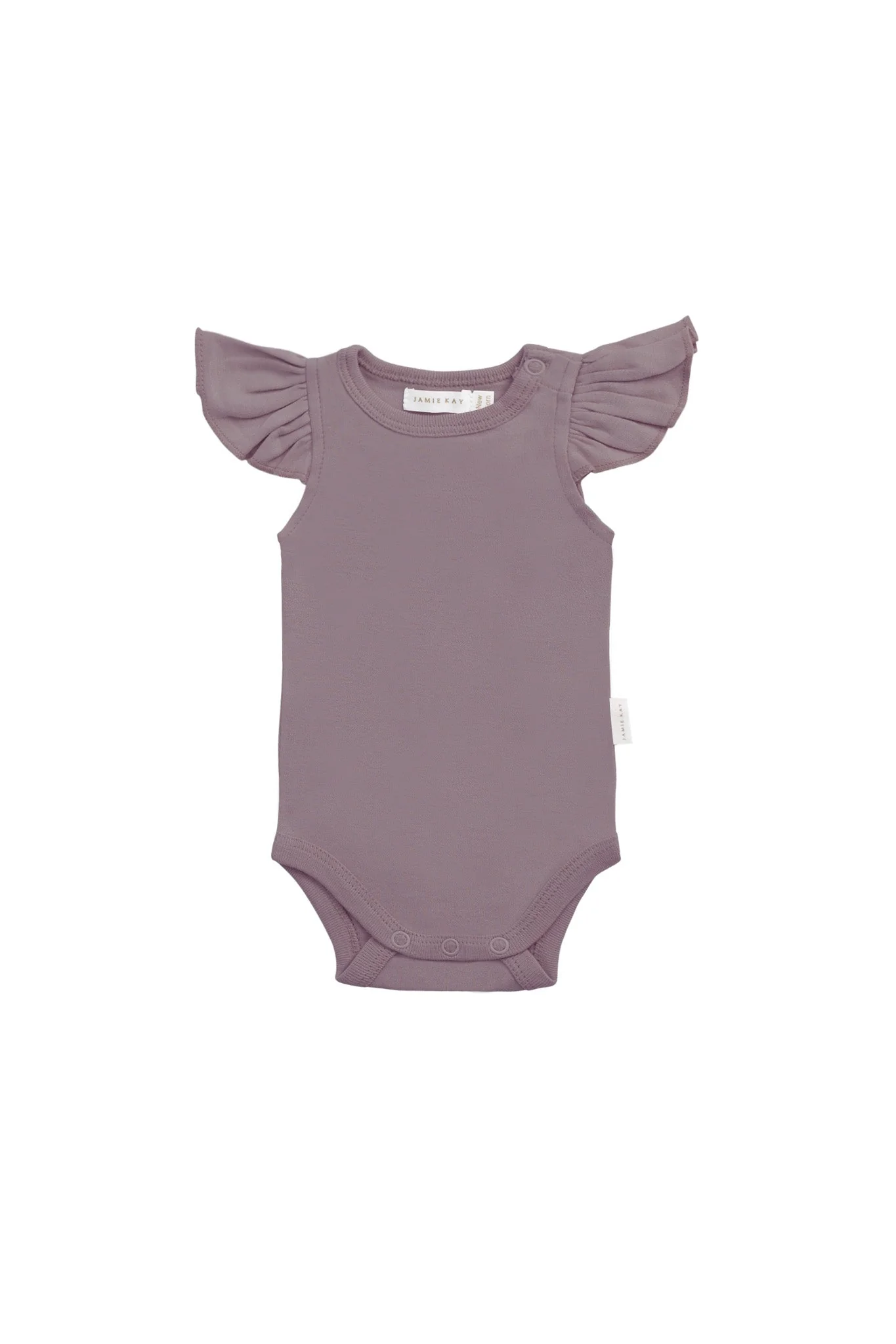 Organic Cotton Fleur Bodysuit - Twilight