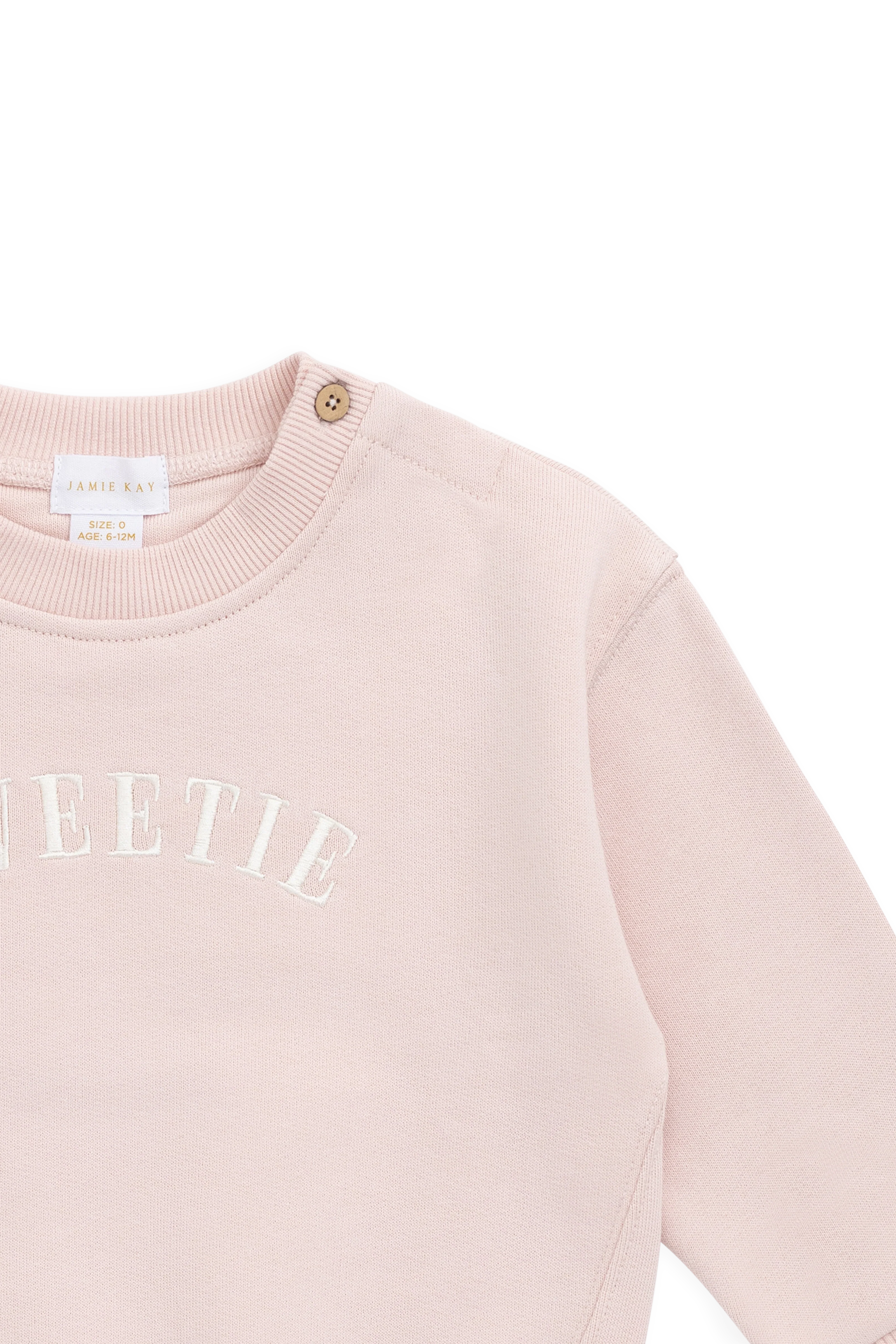 Organic Cotton Rhea Sweatshirt - Cloud Pink Sweetie - Image 8