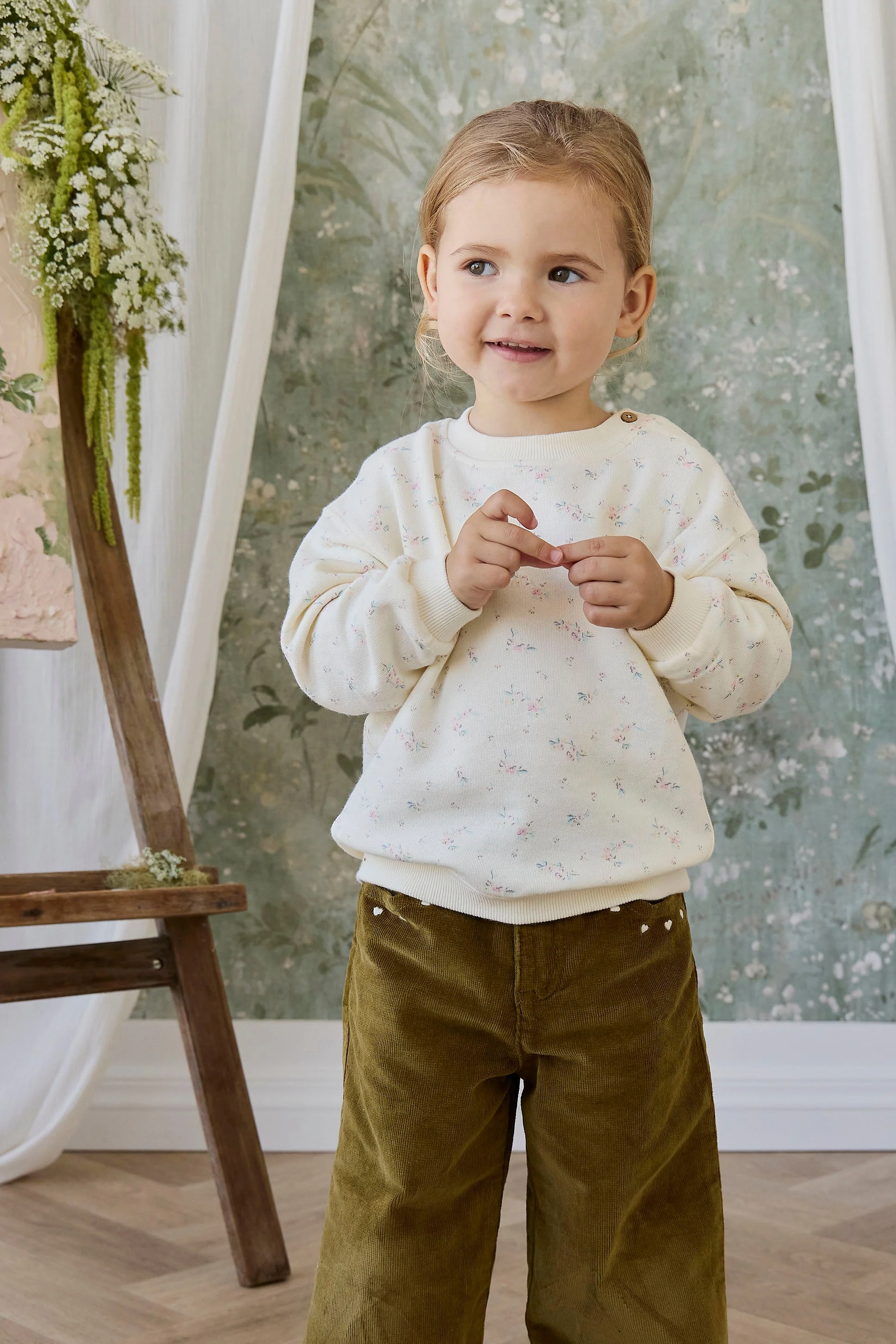 Organic Cotton Rhea Sweatshirt - Solange Snow