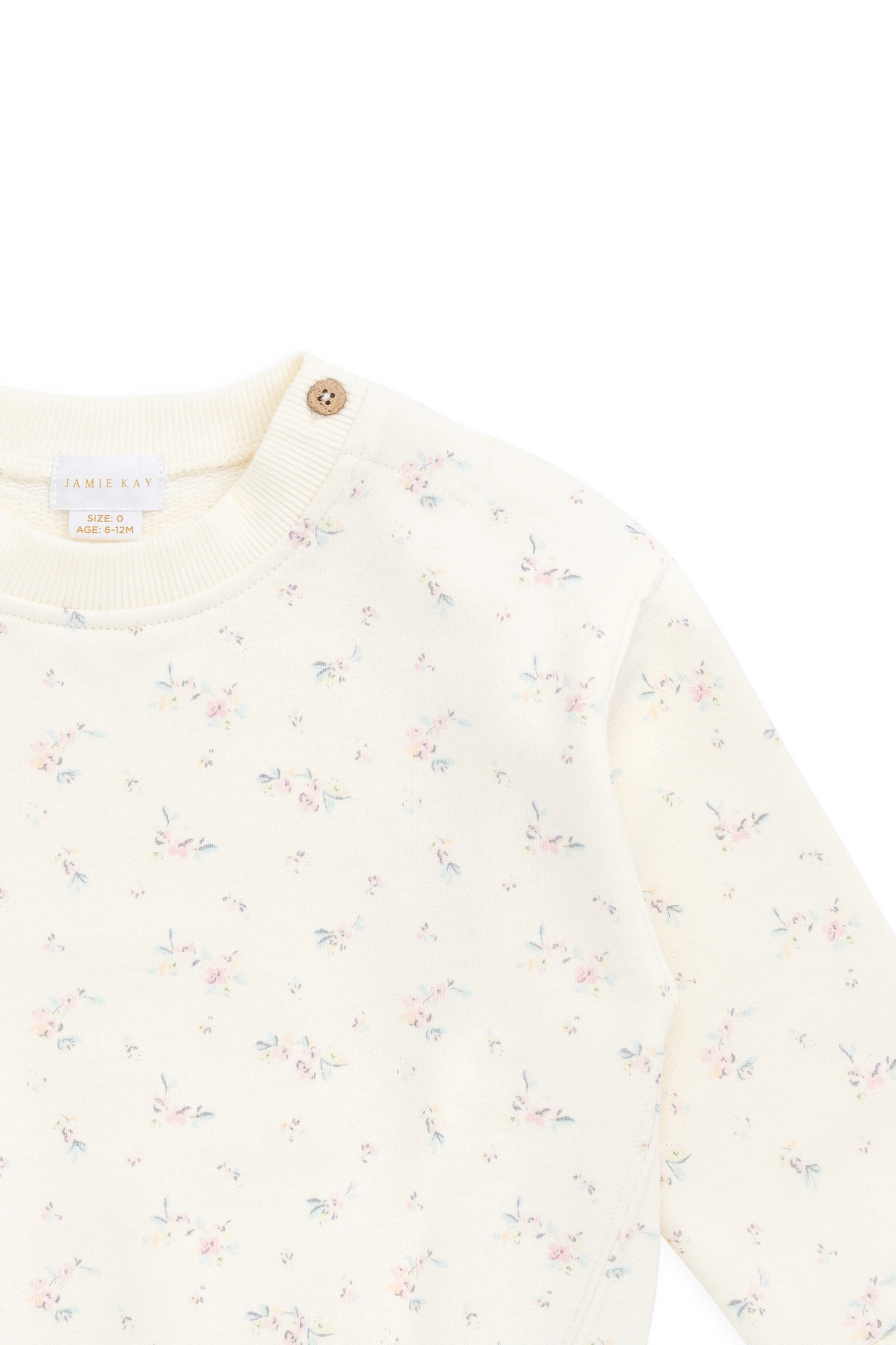 Organic Cotton Rhea Sweatshirt - Solange Snow - Image 6