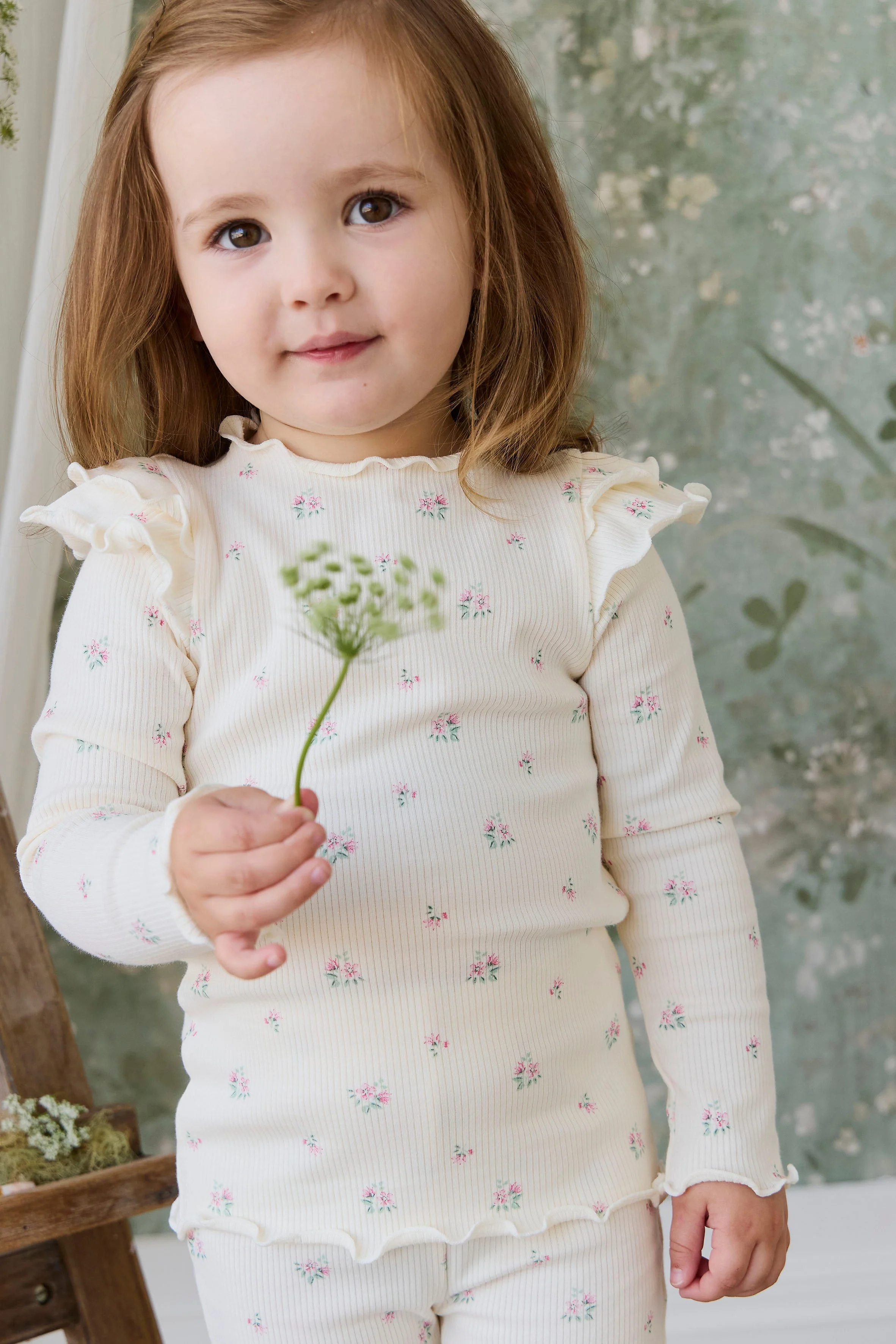 Organic Cotton Rib Winslet Top - Emma Whisper