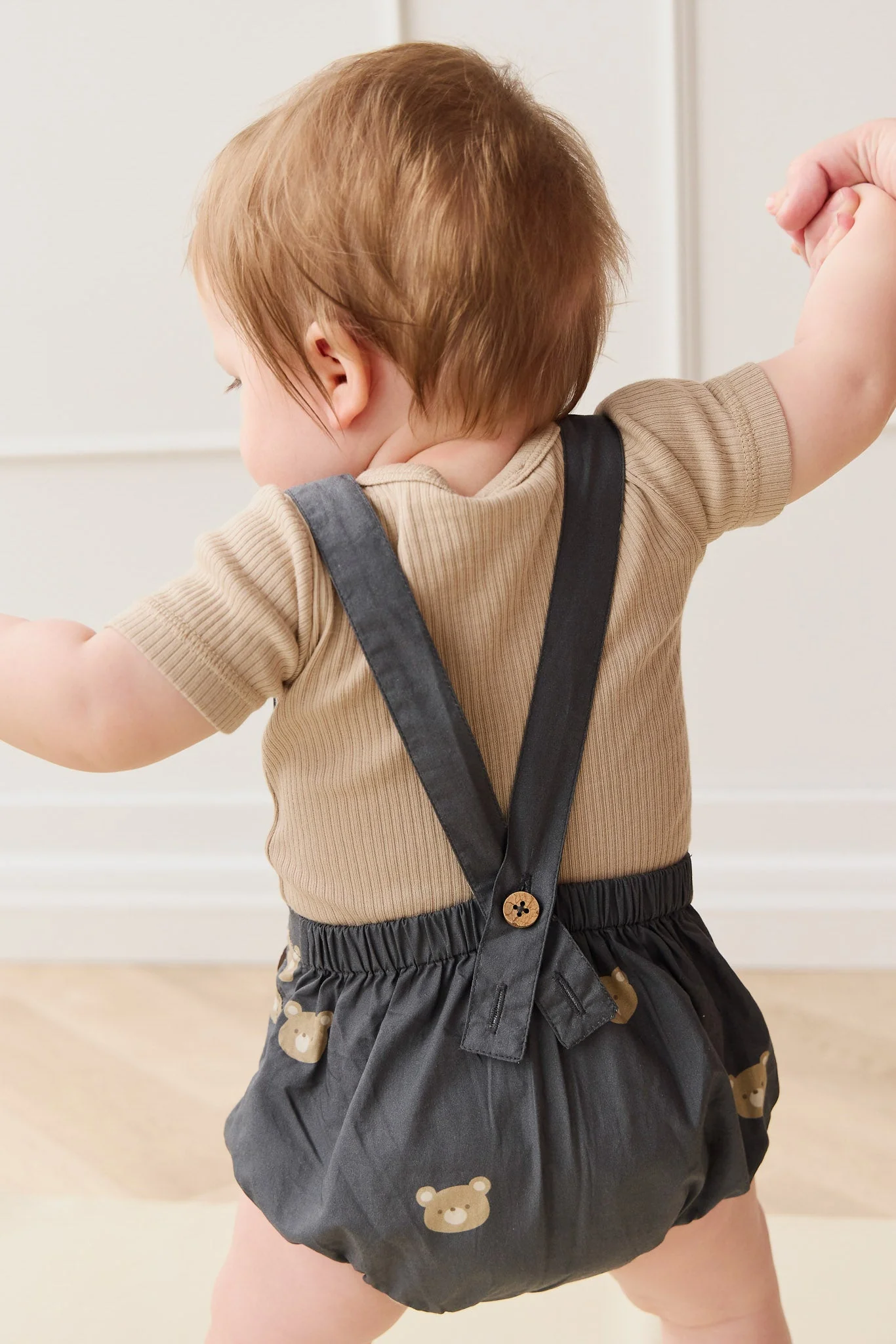Organic Cotton Robin Playsuit - Bobbie Bears Shadow - Image 7