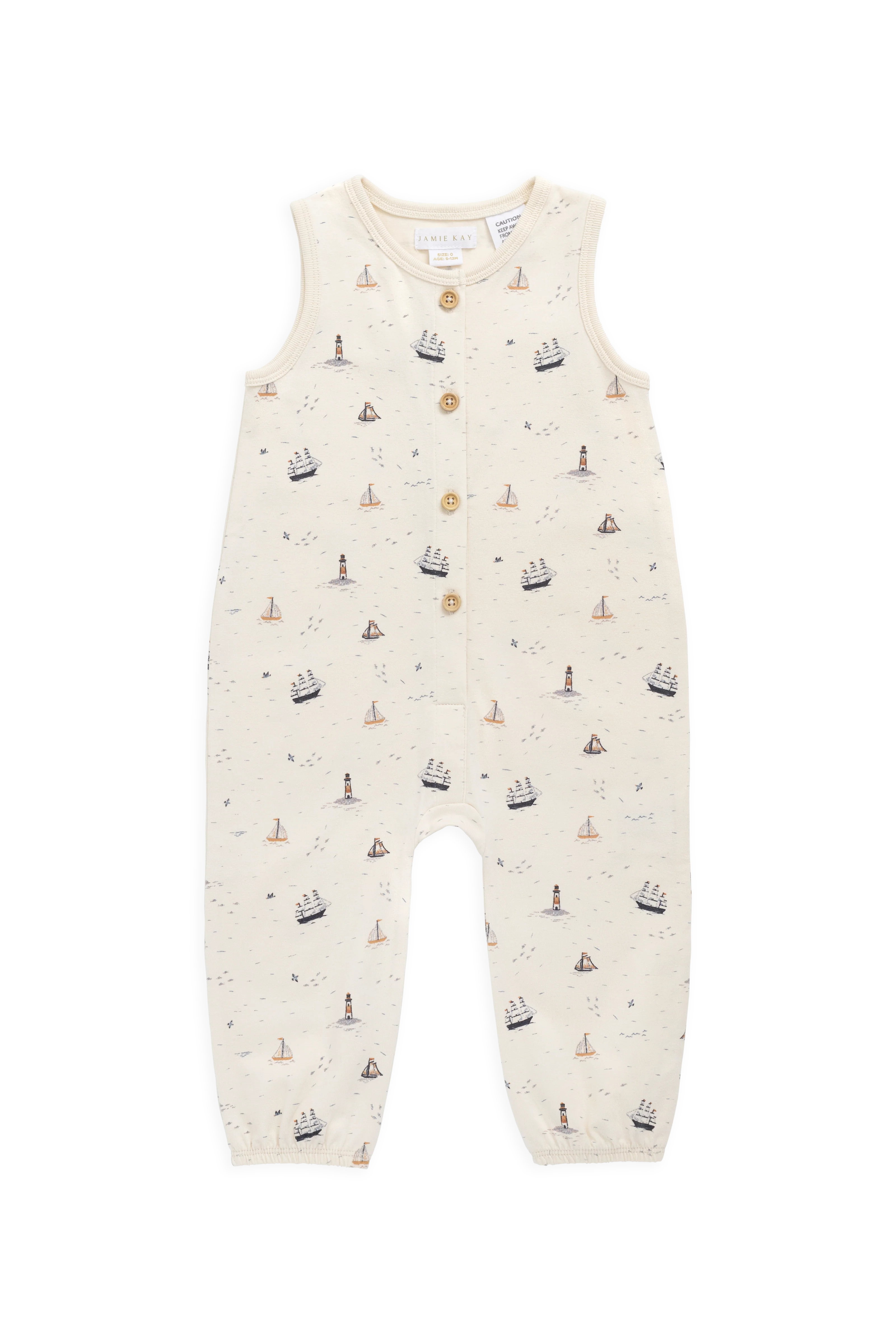 Organic Cotton Rupert Onepiece-Sailing Day - Image 2