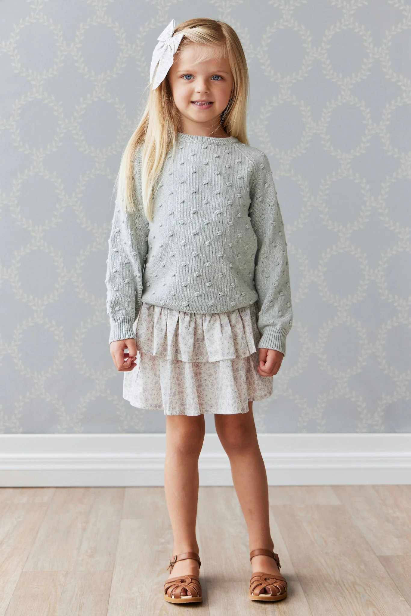 Organic Cotton Samantha Skirt - Fifi Lilac - Image 7