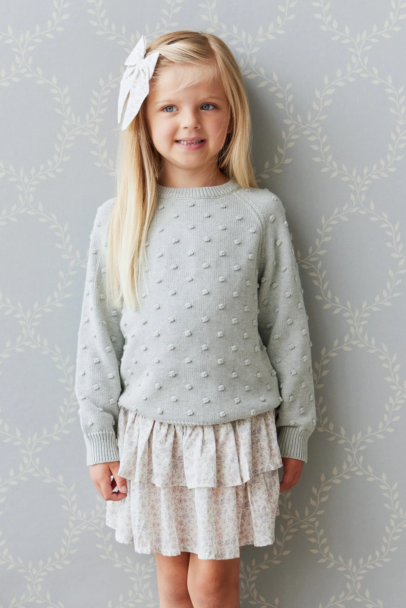 Organic Cotton Samantha Skirt - Fifi Lilac - Image 8
