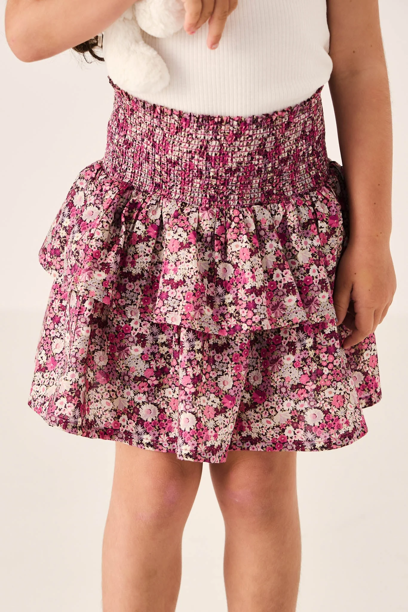 Organic Cotton Samantha Skirt - Garden Print