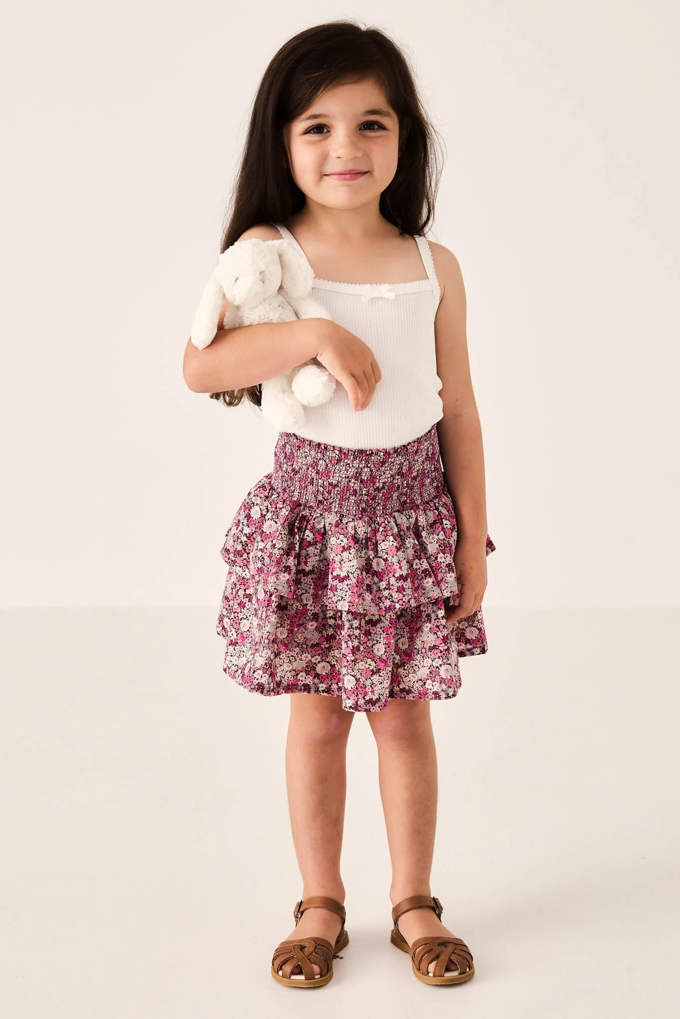 Organic Cotton Samantha Skirt - Garden Print - Image 3