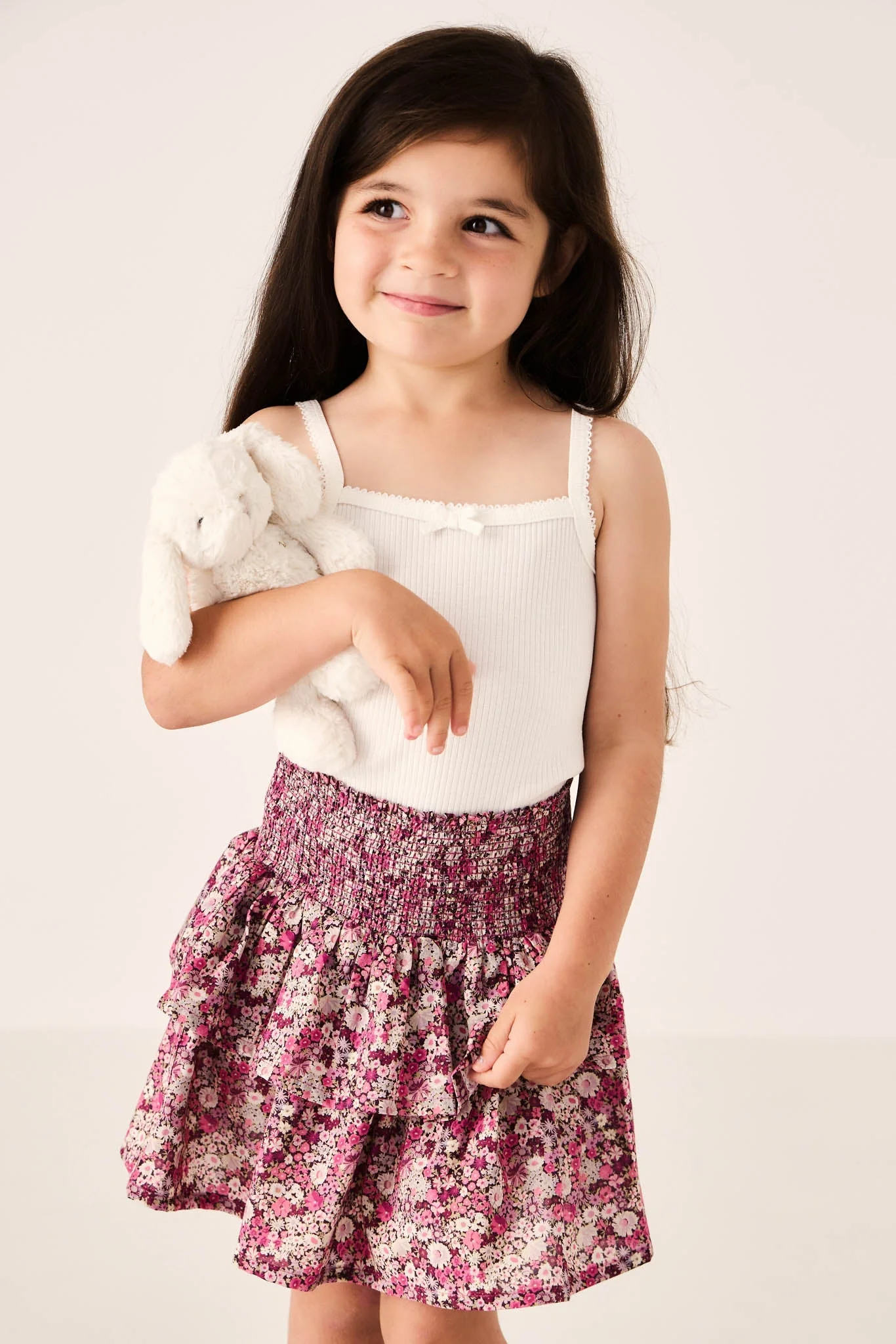 Organic Cotton Samantha Skirt - Garden Print - Image 5