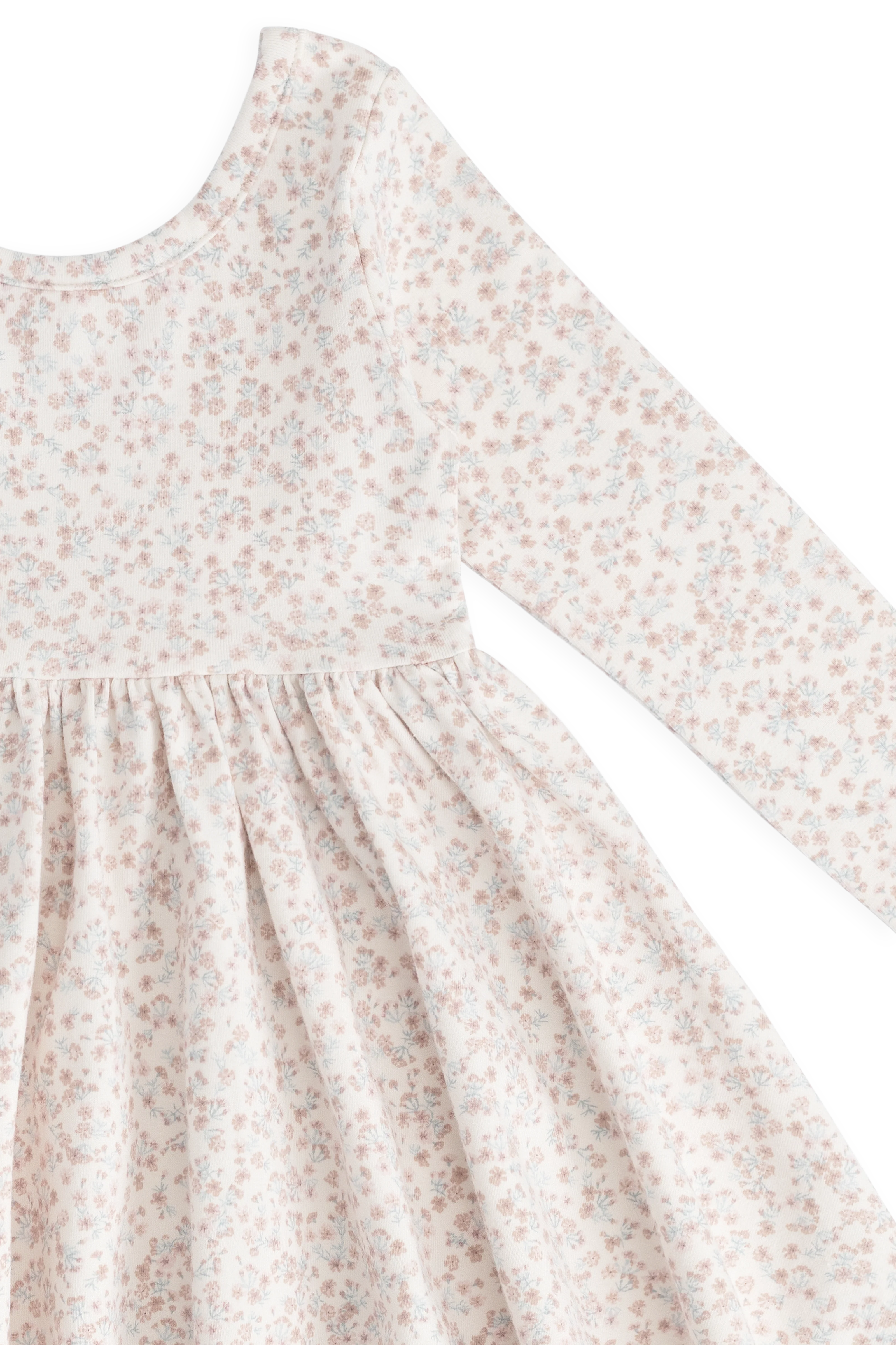 Organic Cotton Tallulah Dress - Posy Milk - Image 8