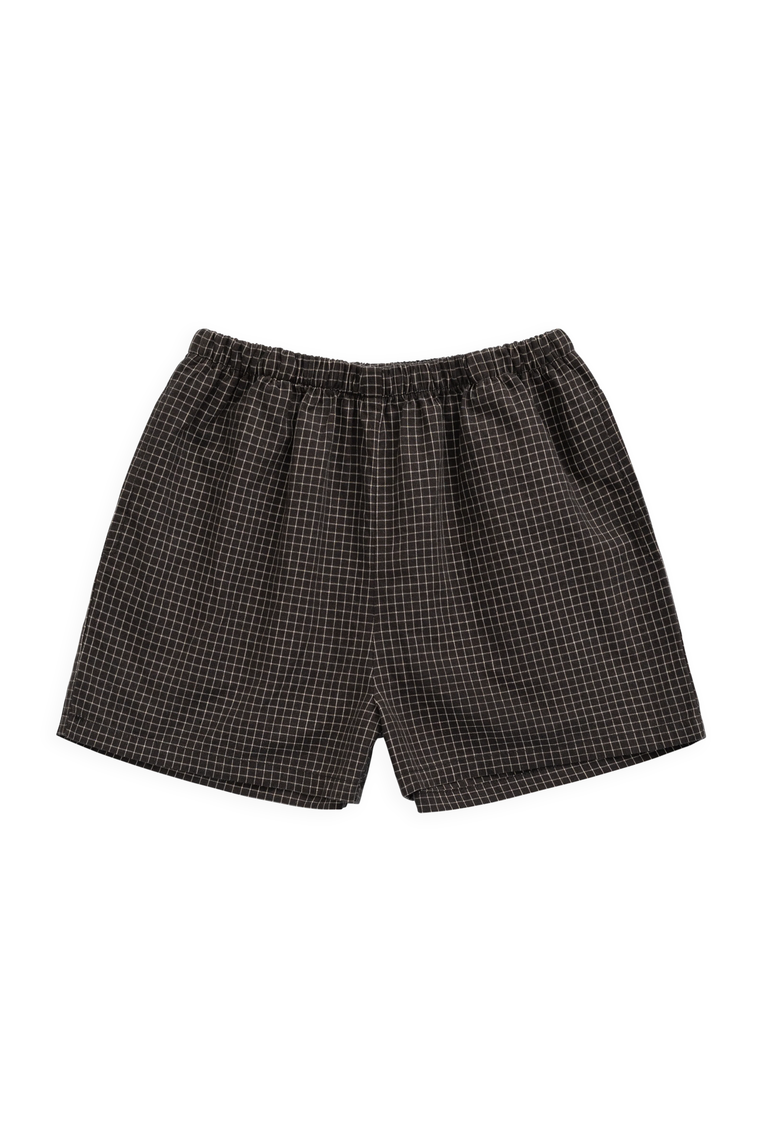 Organic Cotton Wilder Short - Basalt Grid - Image 2