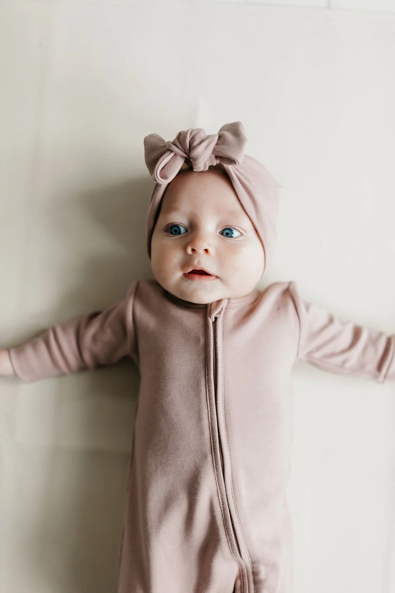 Pima Cotton Headband - Softest Mauve - Image 2