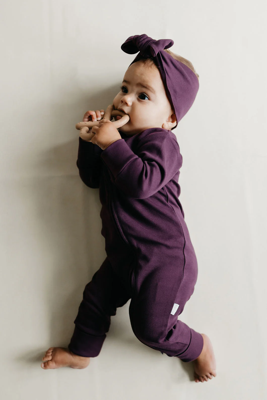 Pima Cotton Headband - Sugar Plum - Image 5