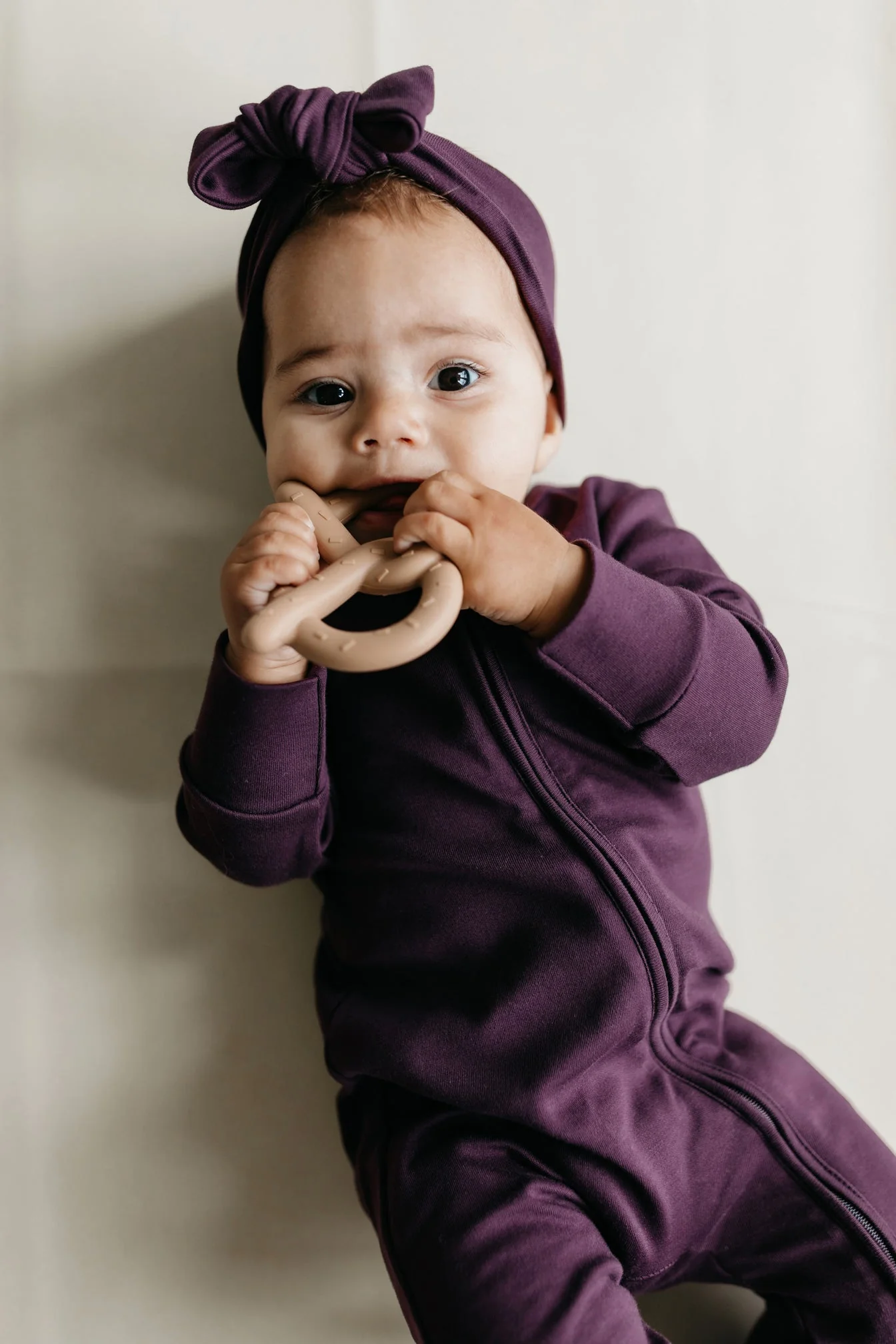 Pima Cotton Headband - Sugar Plum - Image 7